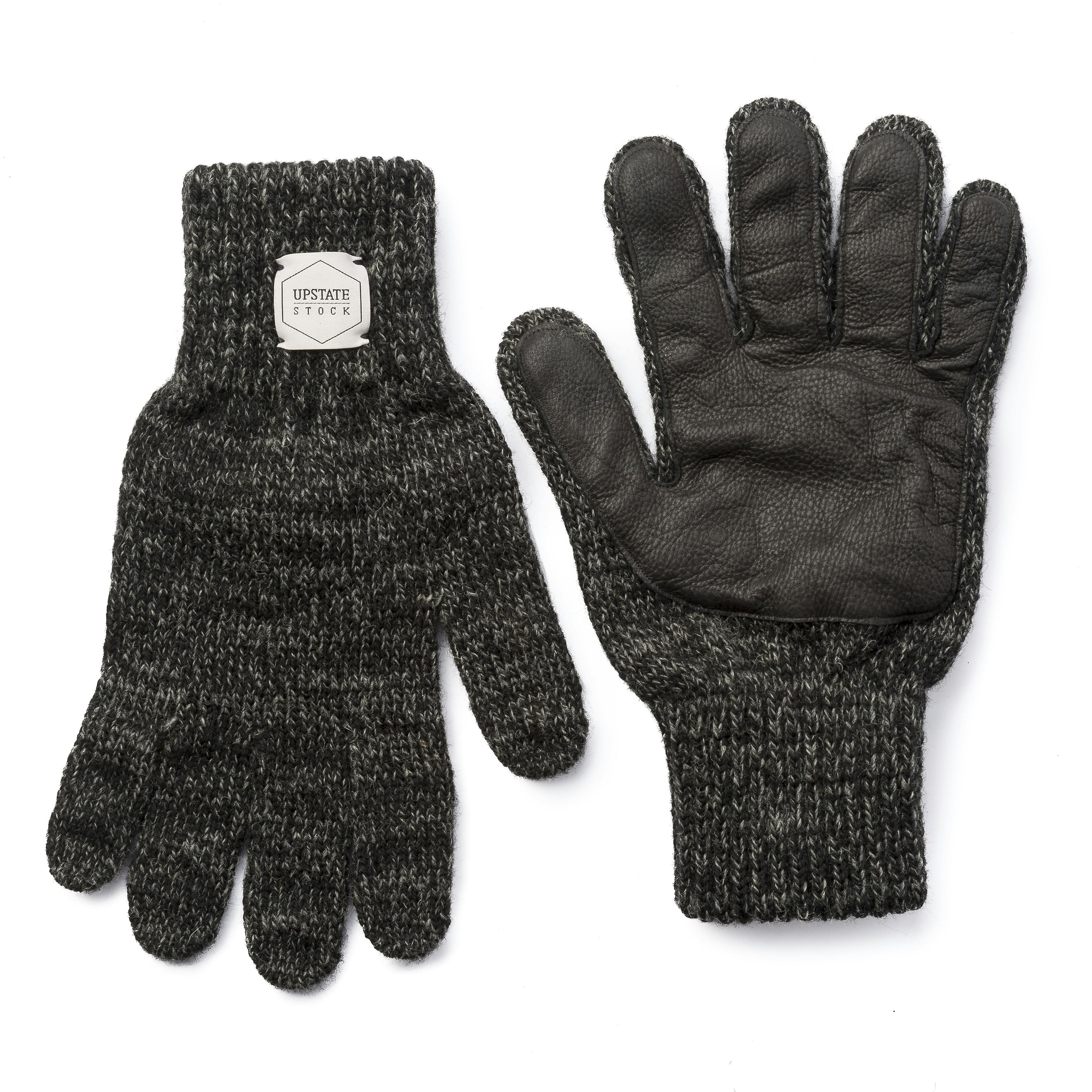 Upstate Stock Full-Finger Melange Wool Glove