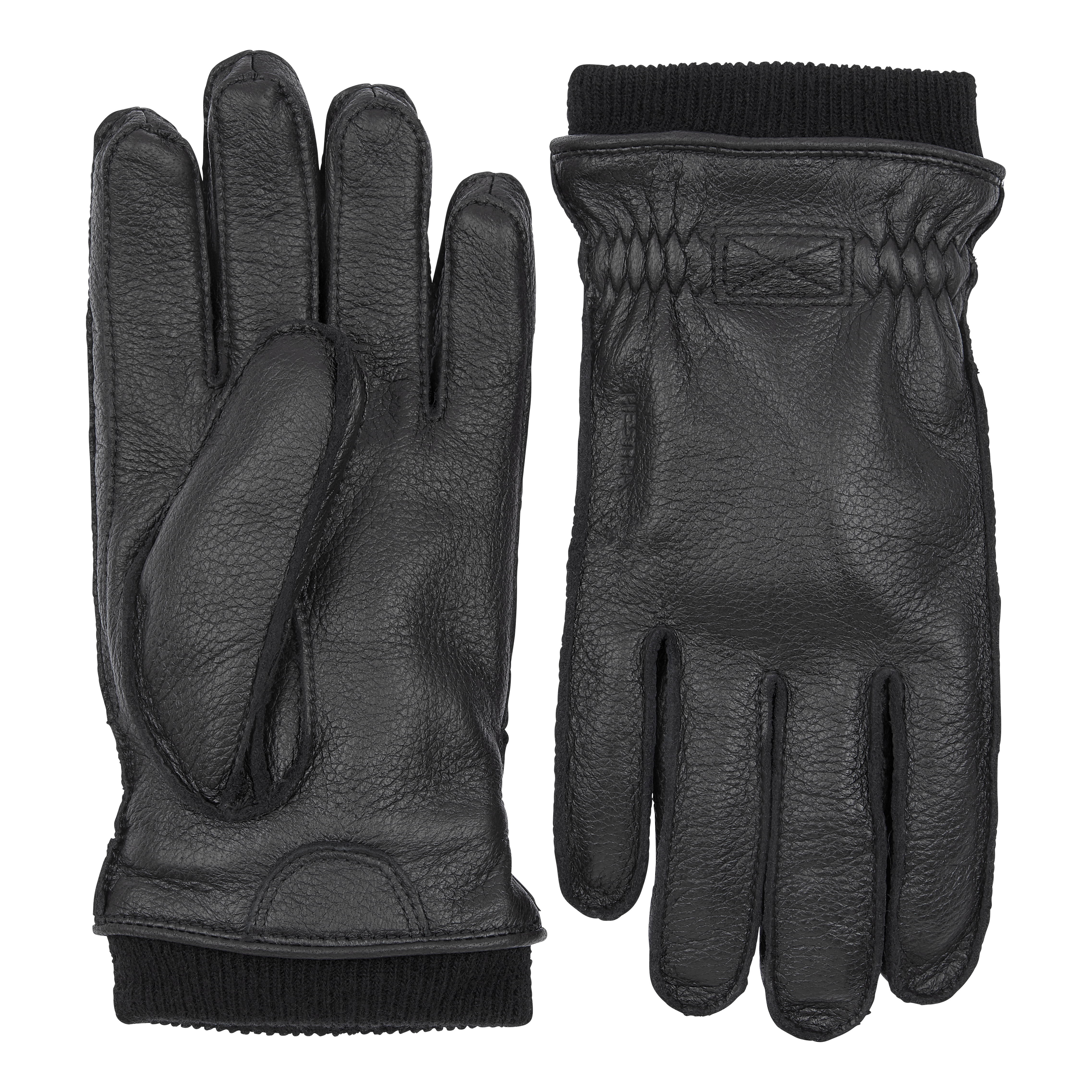 Hestra Malte Elk Leather Gloves Black Gloves Huckberry