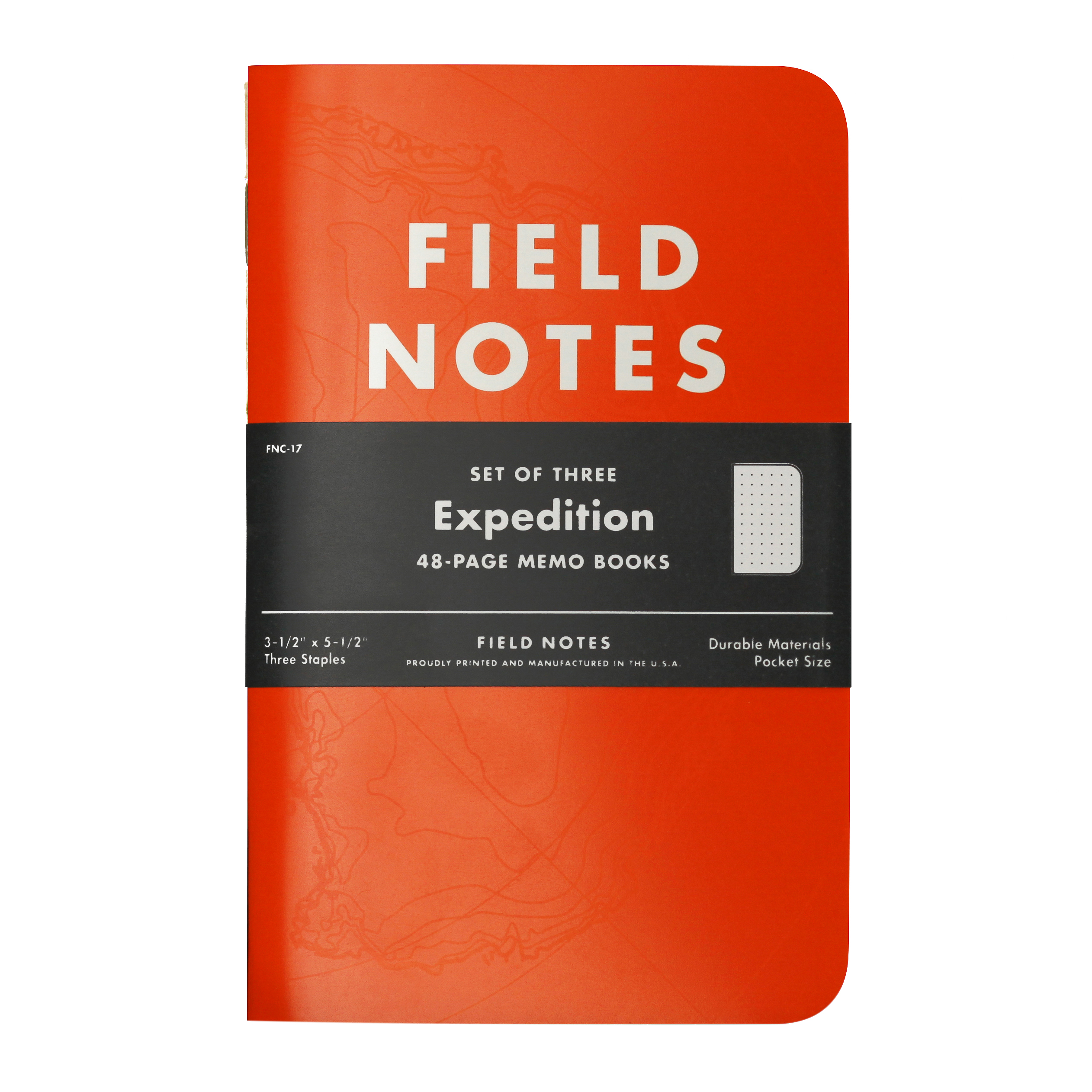 Field Notes Expedition Edition 3-Pack - Orange | Stationery