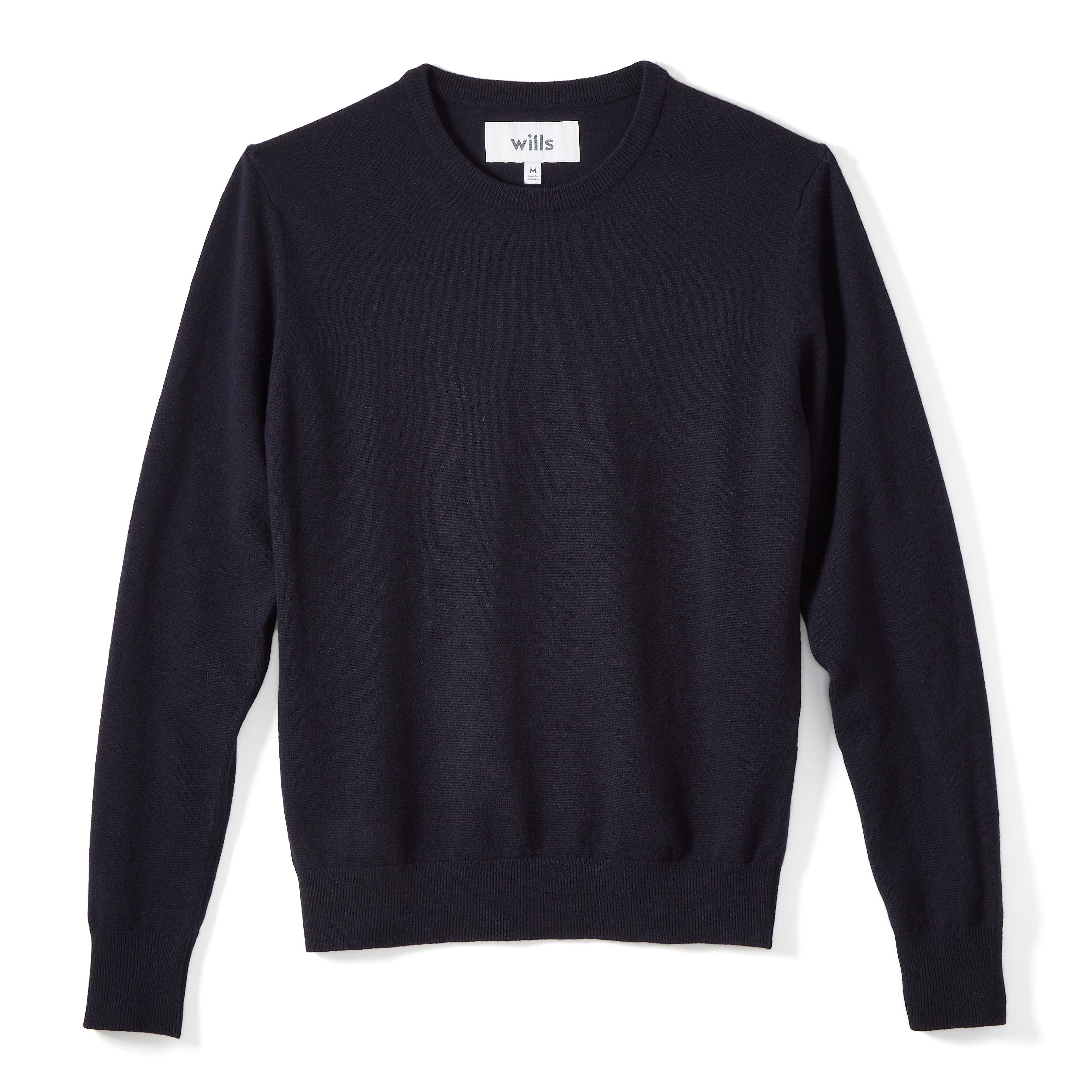 Wills Classic Merino Crewneck Navy Sweaters Huckberry