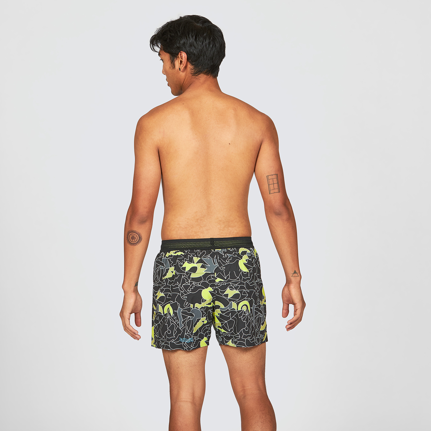 Janji AFO 5" Middle Running Short GeoRefraction Gym Shorts Huckberry