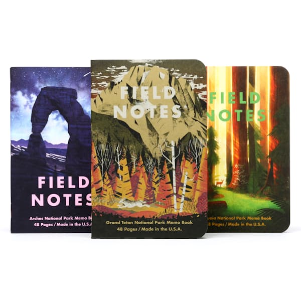 Field Notes Grand Teton, Arches, Sequoia - 3 Pack