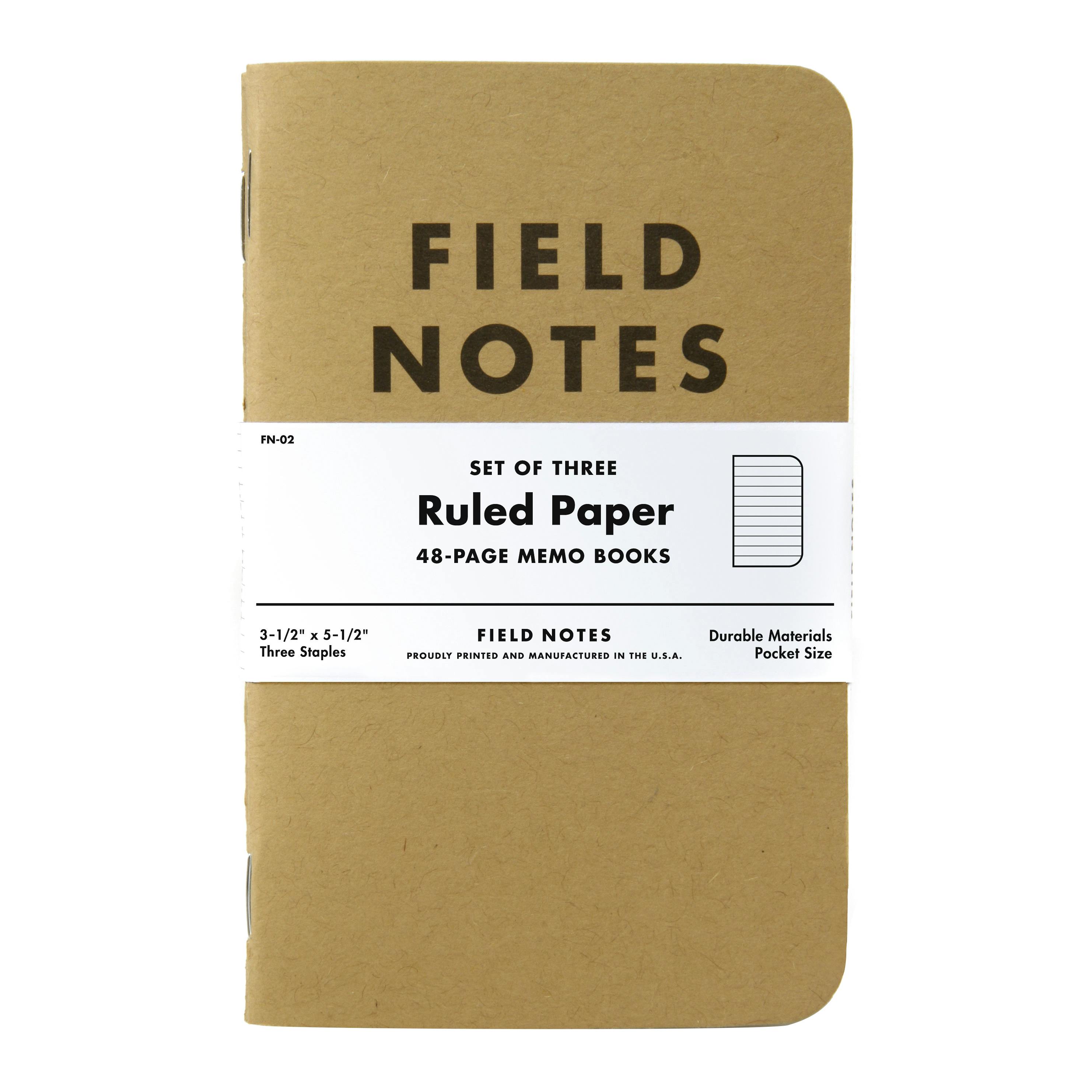 Field Notes Original Ruled 3-Pack