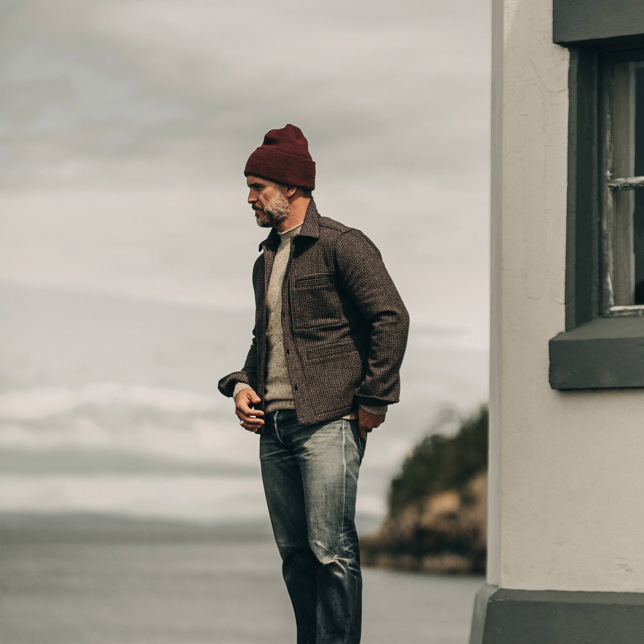 Taylor Stitch The Decker Jacket - Wool Beach Cloth | Chore