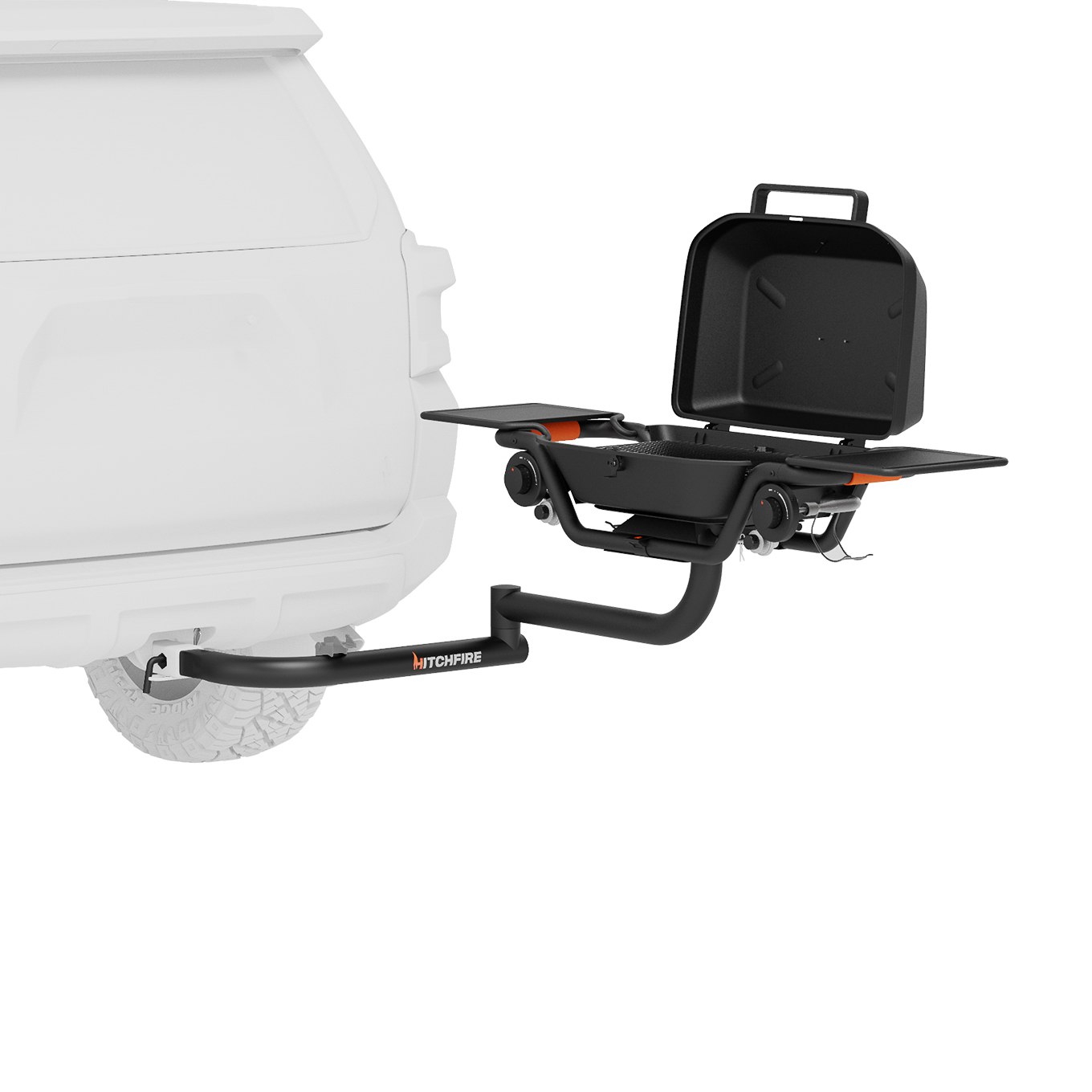 HitchFire HitchFire 15 Trailer HitchMounted Grill Black