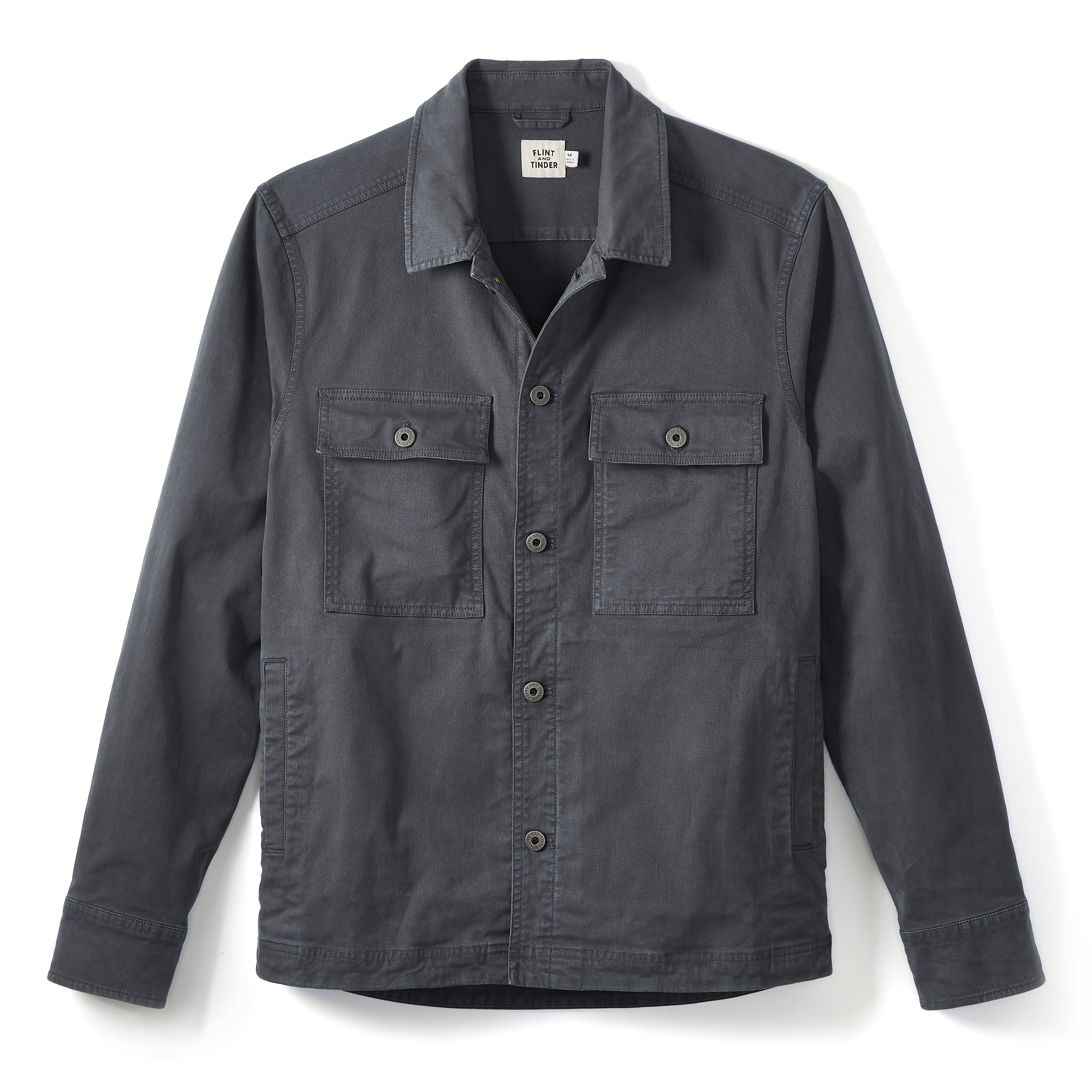Flint and Tinder CPO Shirt Jacket - Charcoal | Lightweight Jackets 