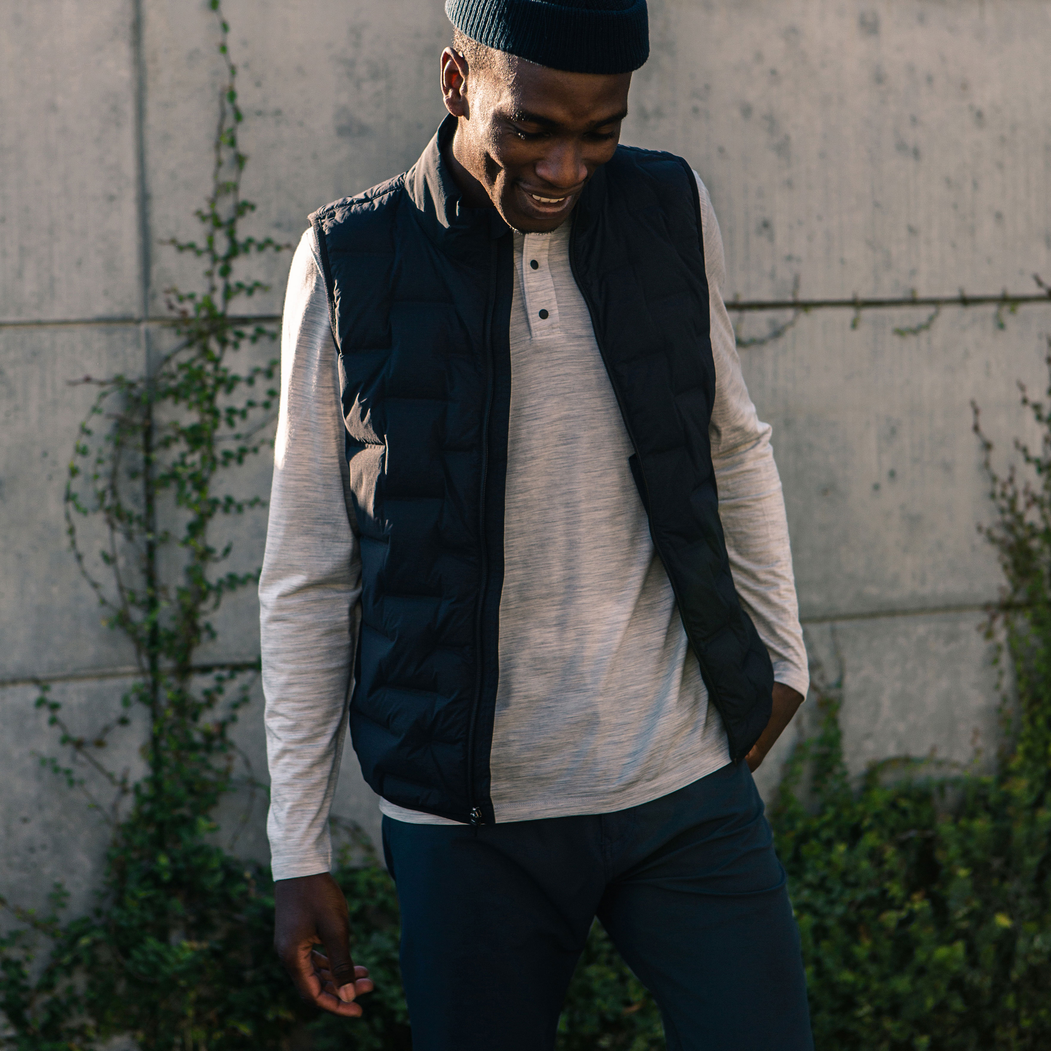 proof stealth down vest