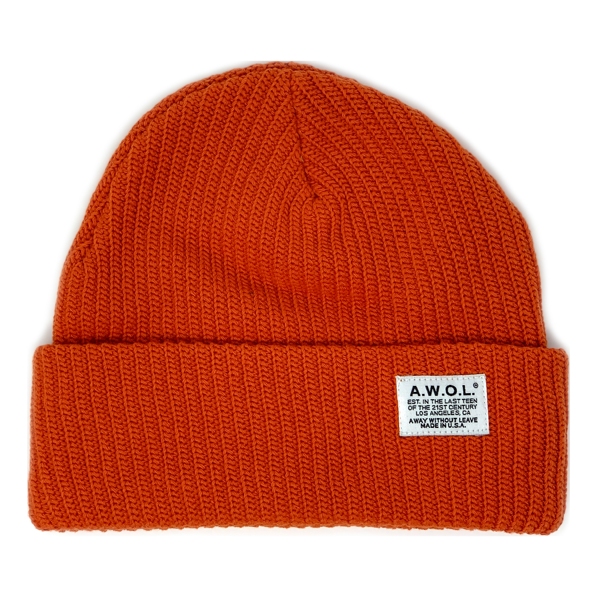 orange fisherman beanie