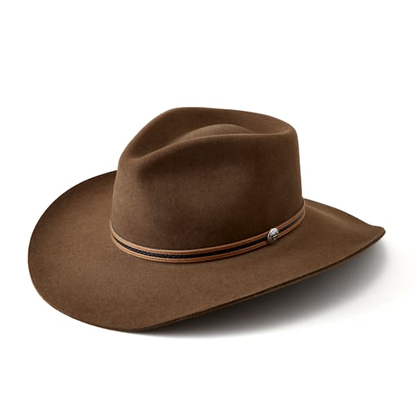 Greeley Hat Works Competitor Gunmetal Grey Brick Top Cowboy Hat