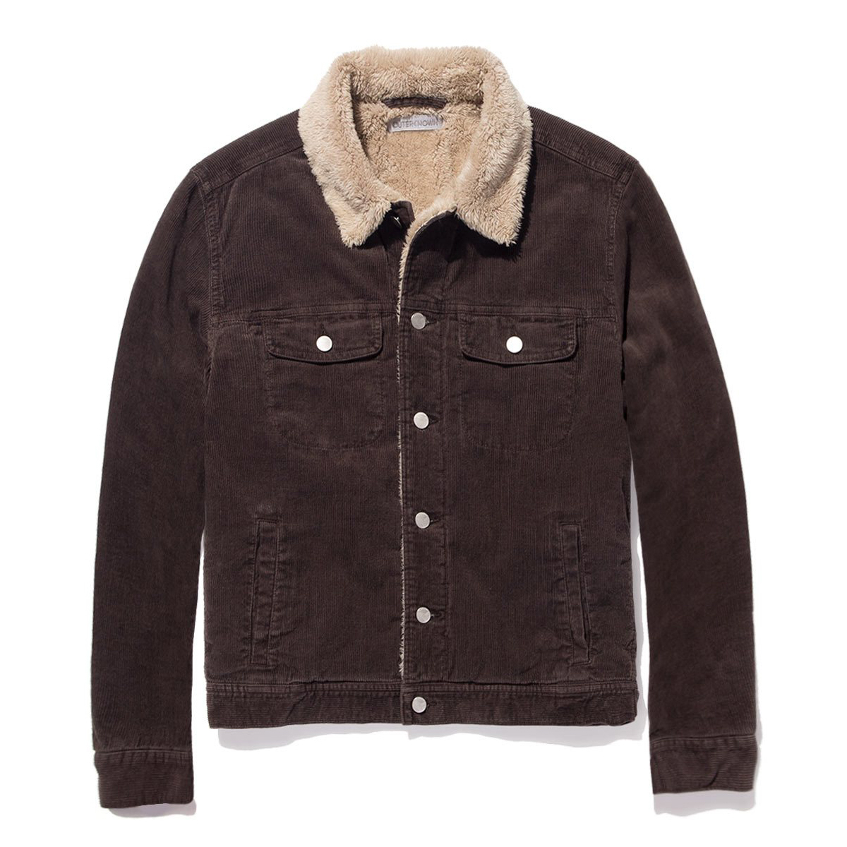 Outerknown Paz Cord Trucker Jacket - Bison | Trucker Jackets
