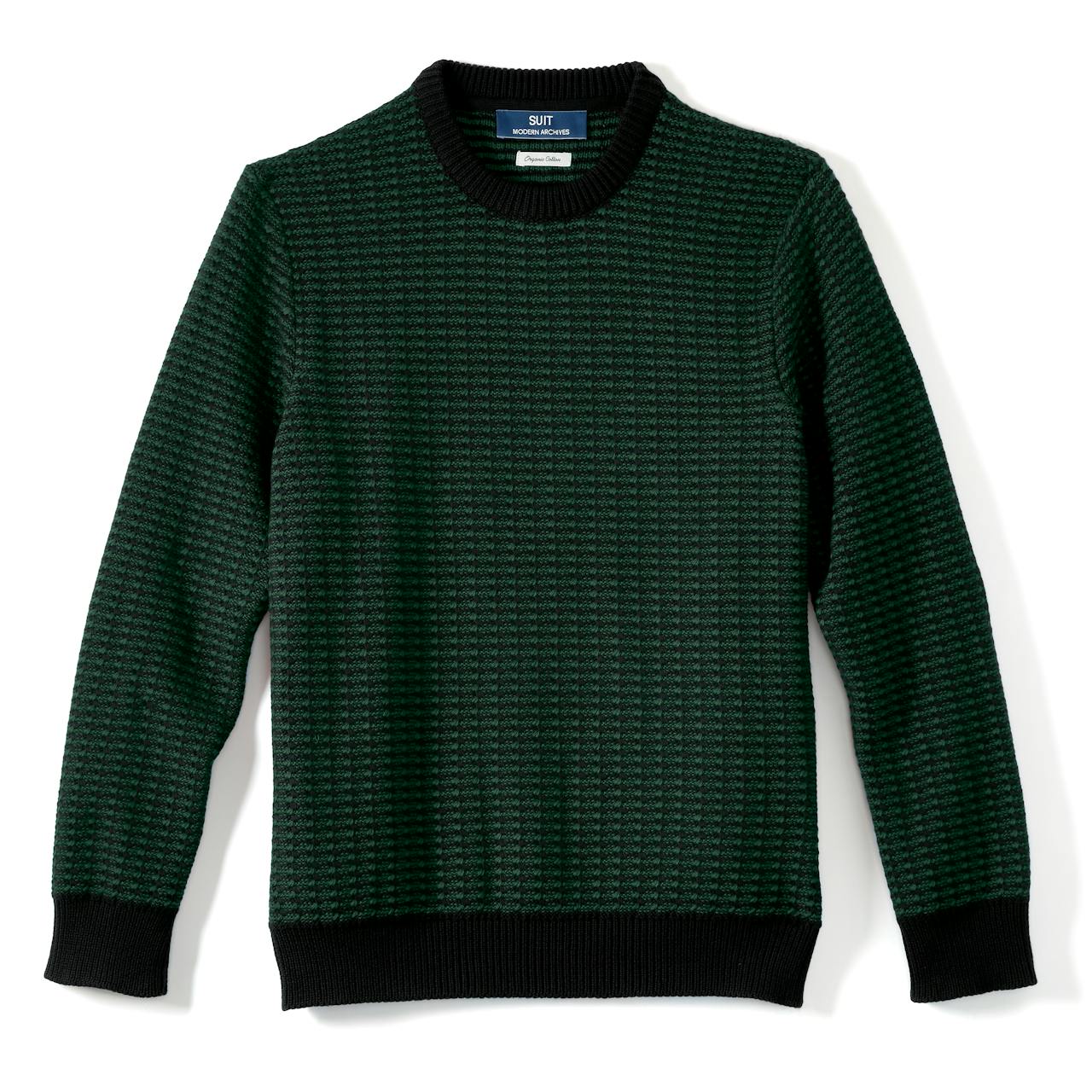 Suit Leo Sweater - Jet Black | Crew Neck Sweaters | Huckberry