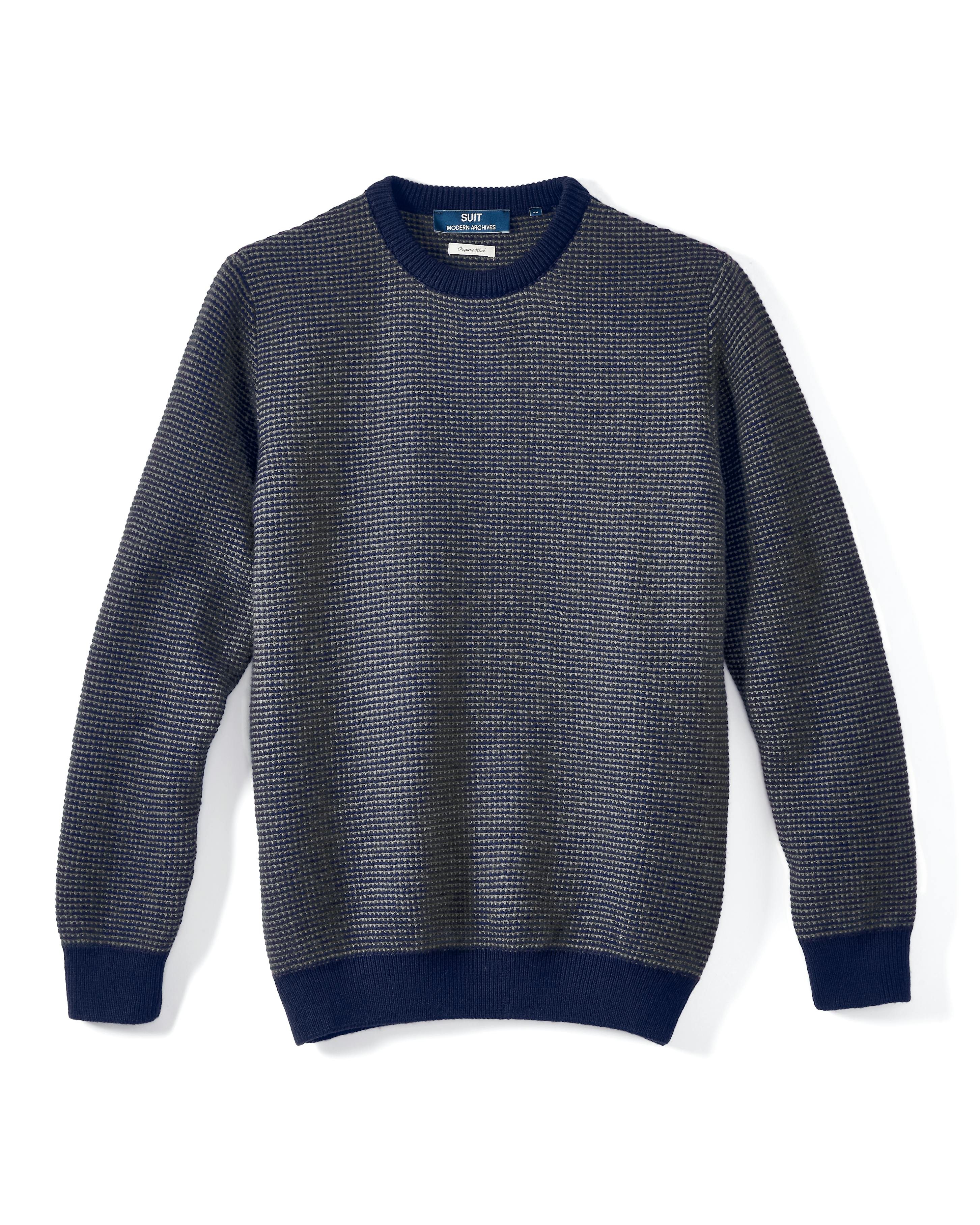 Suit Liam Sweater Dark Grey Crew Neck Sweaters Huckberry