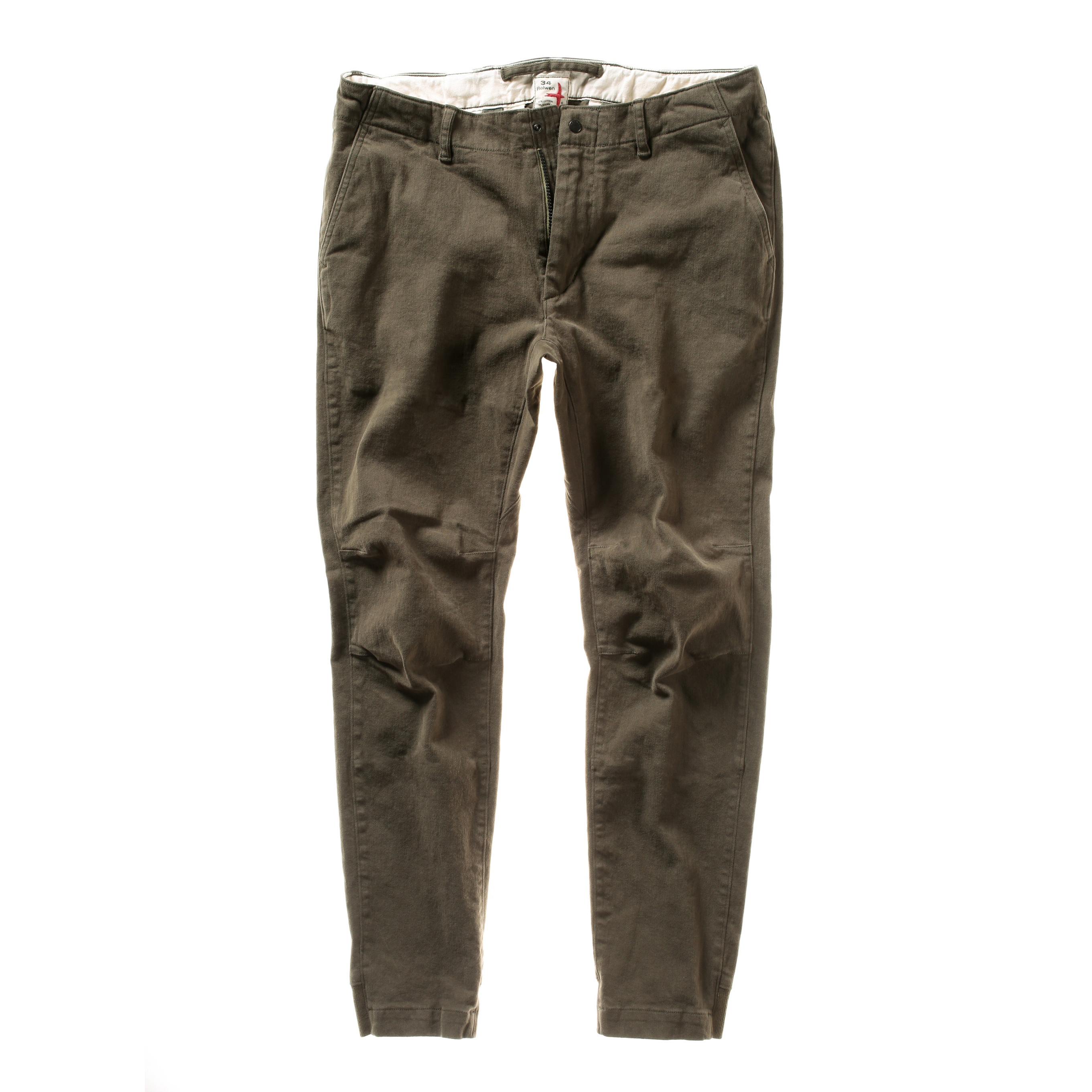 Relwen Moleskin Chino - Olive | undefined | Huckberry