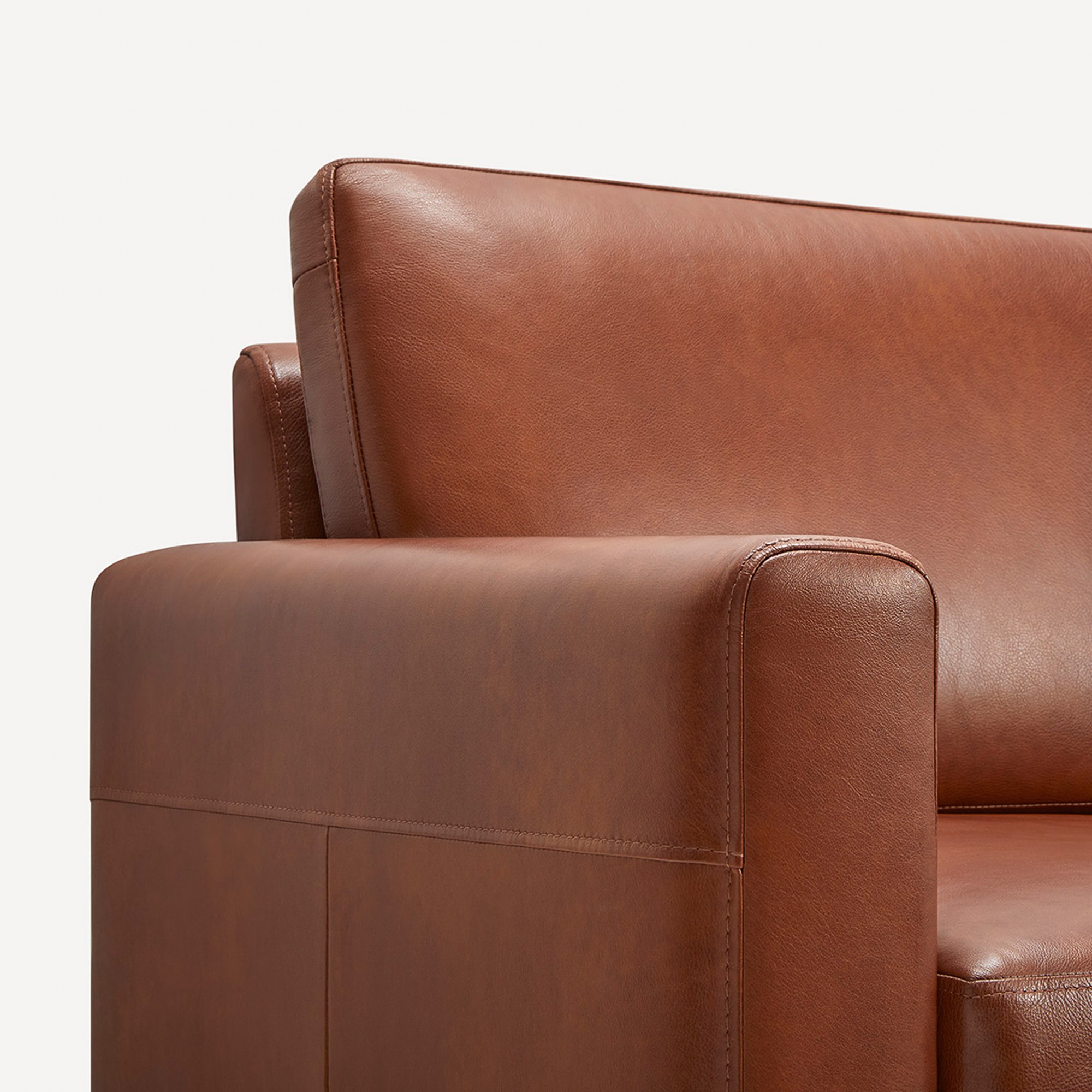 Block Nomad Leather Sofa - Thumbnail 5