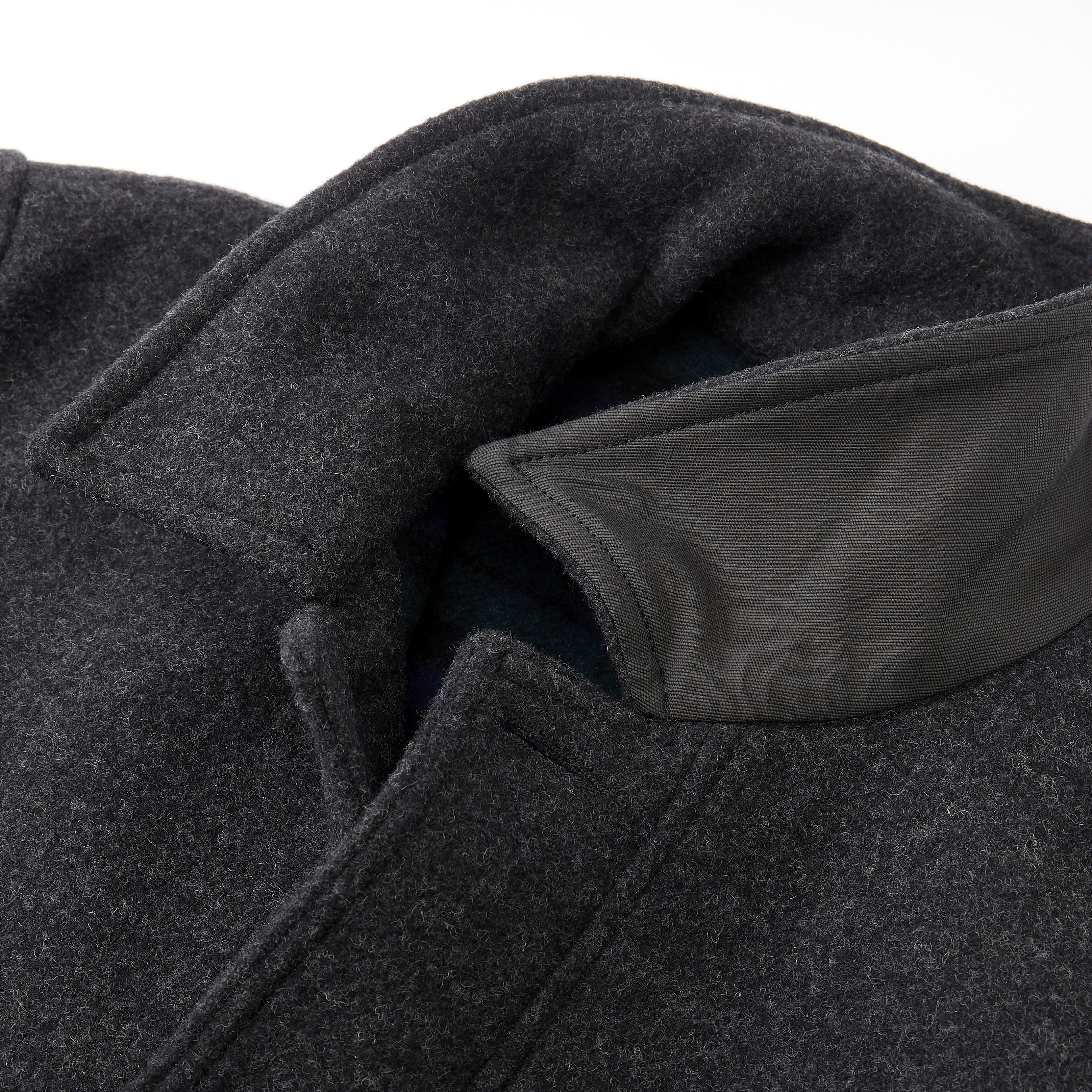 Vetra Double Layer Melton Wool Chore Jacket - Anthracite