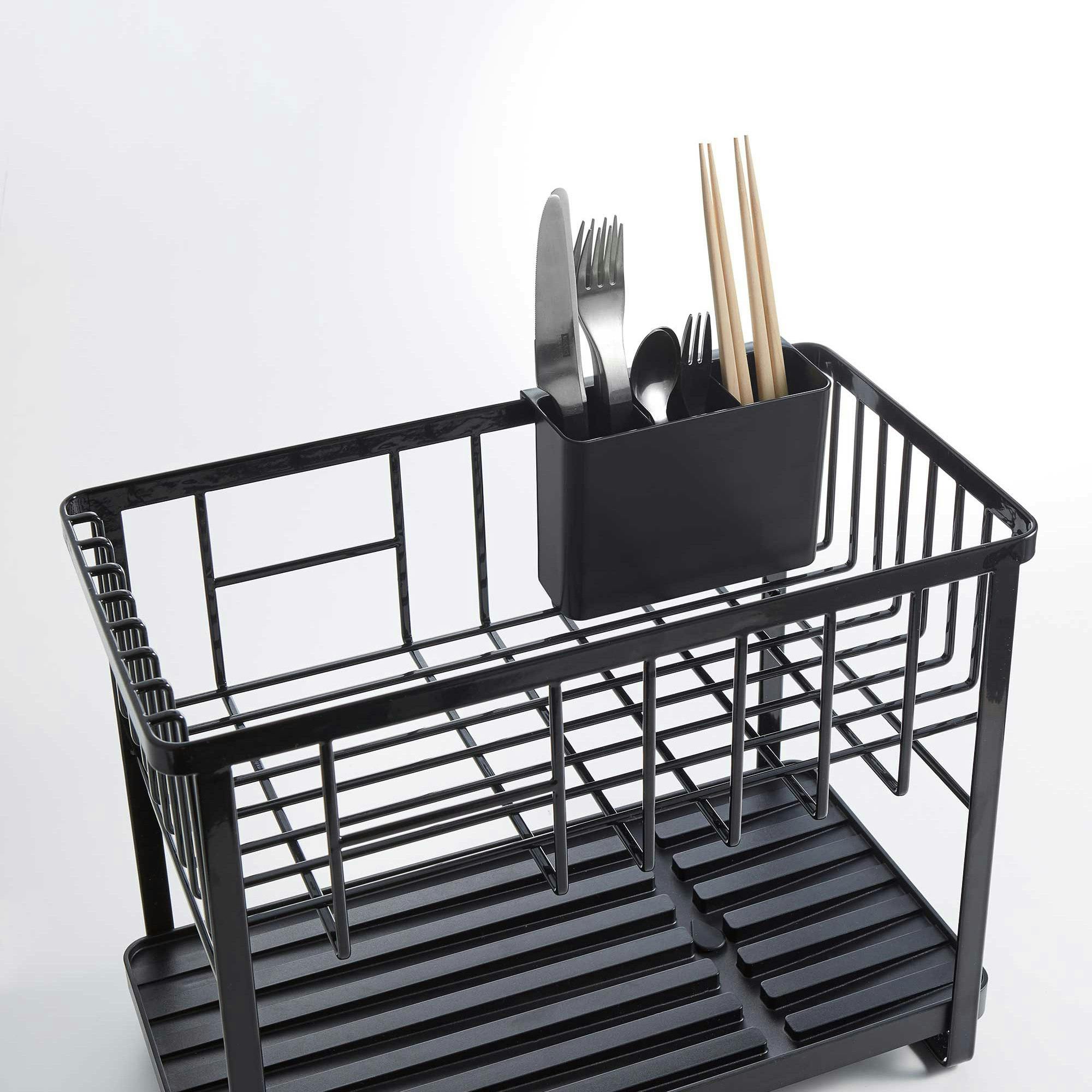 Tower Two Tier (Double Decker) Two Level Steel Dish Rack (White)