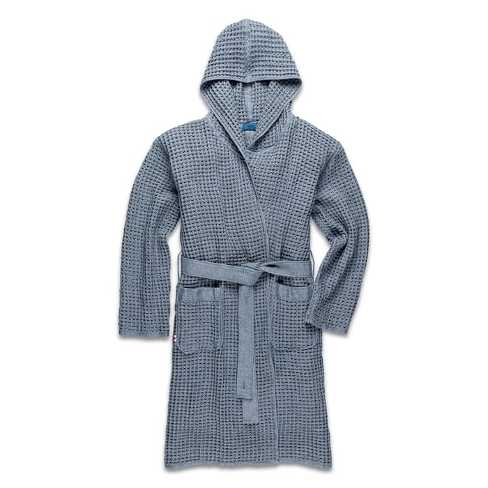 Image of Hooded Waffle Robe