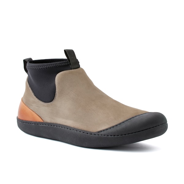 An aerial view of a field. A road runs through the upper right corner.