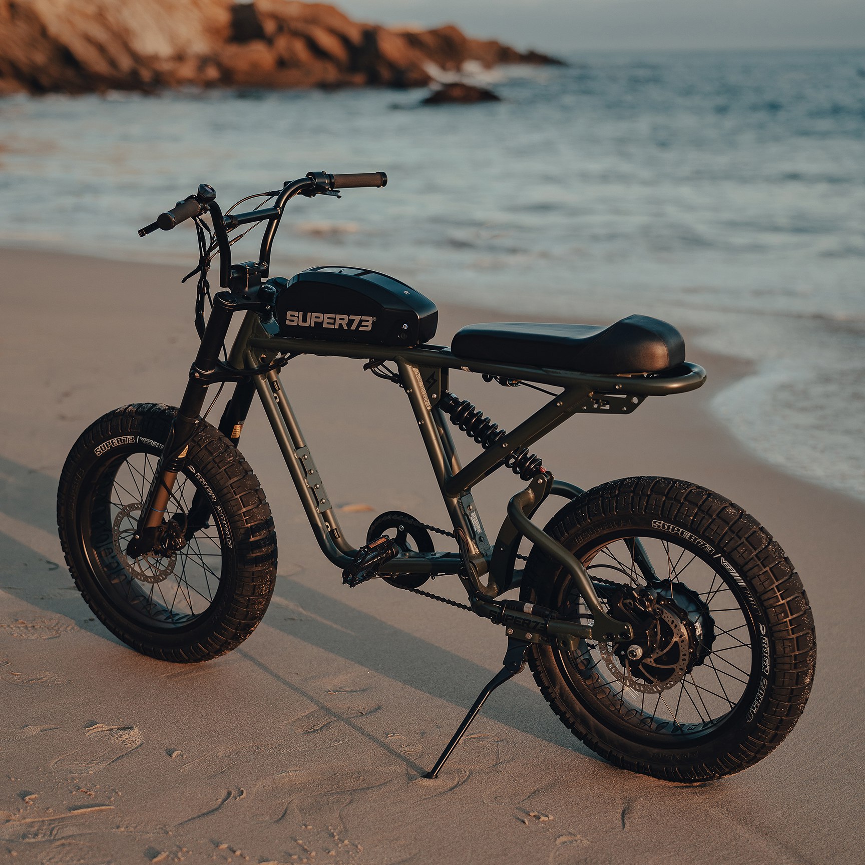 Super73 Super73-R Full Suspension Motorbike - Olive Drab
