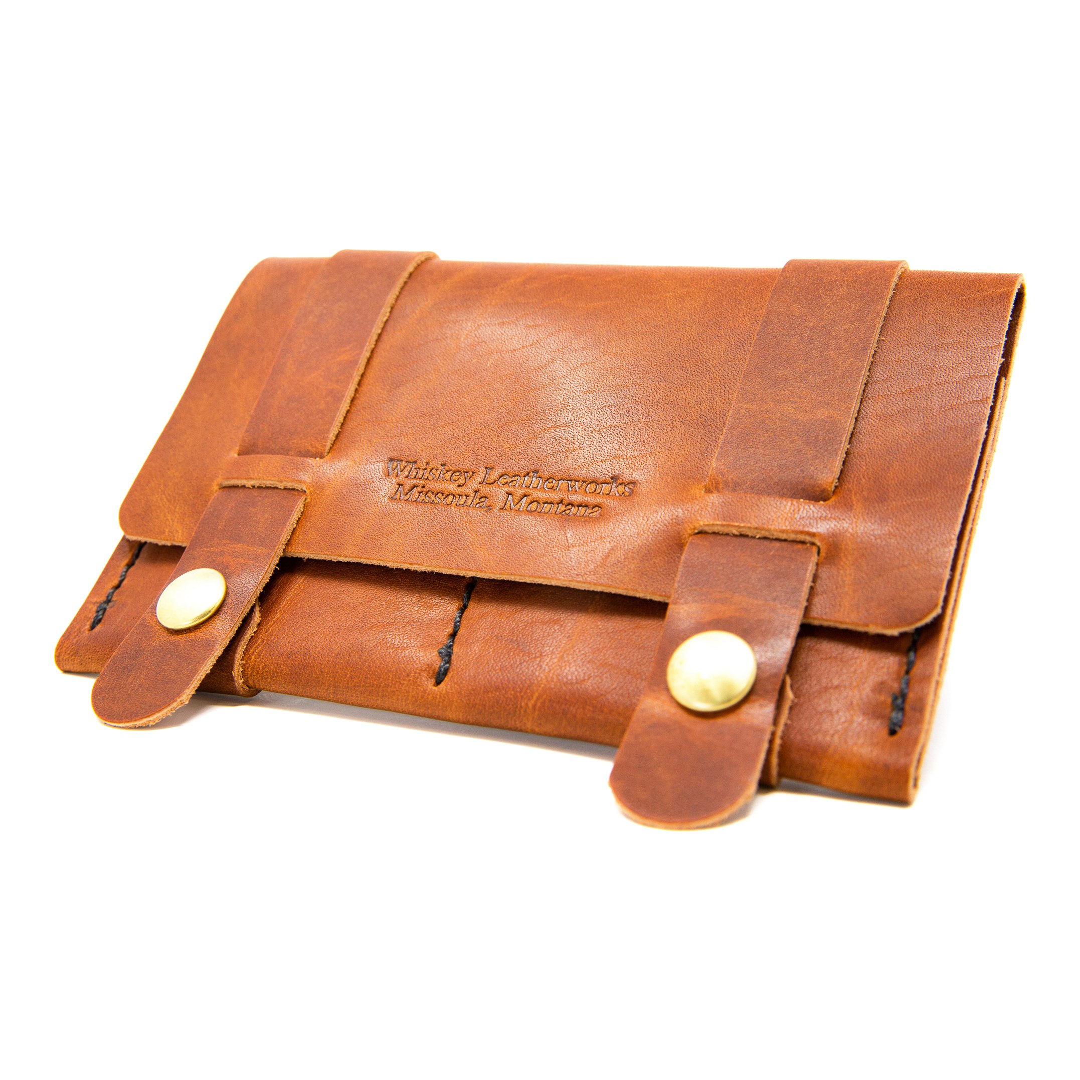 Whiskey Leatherworks Clearwater Wallet English Tan Dublin Bifold