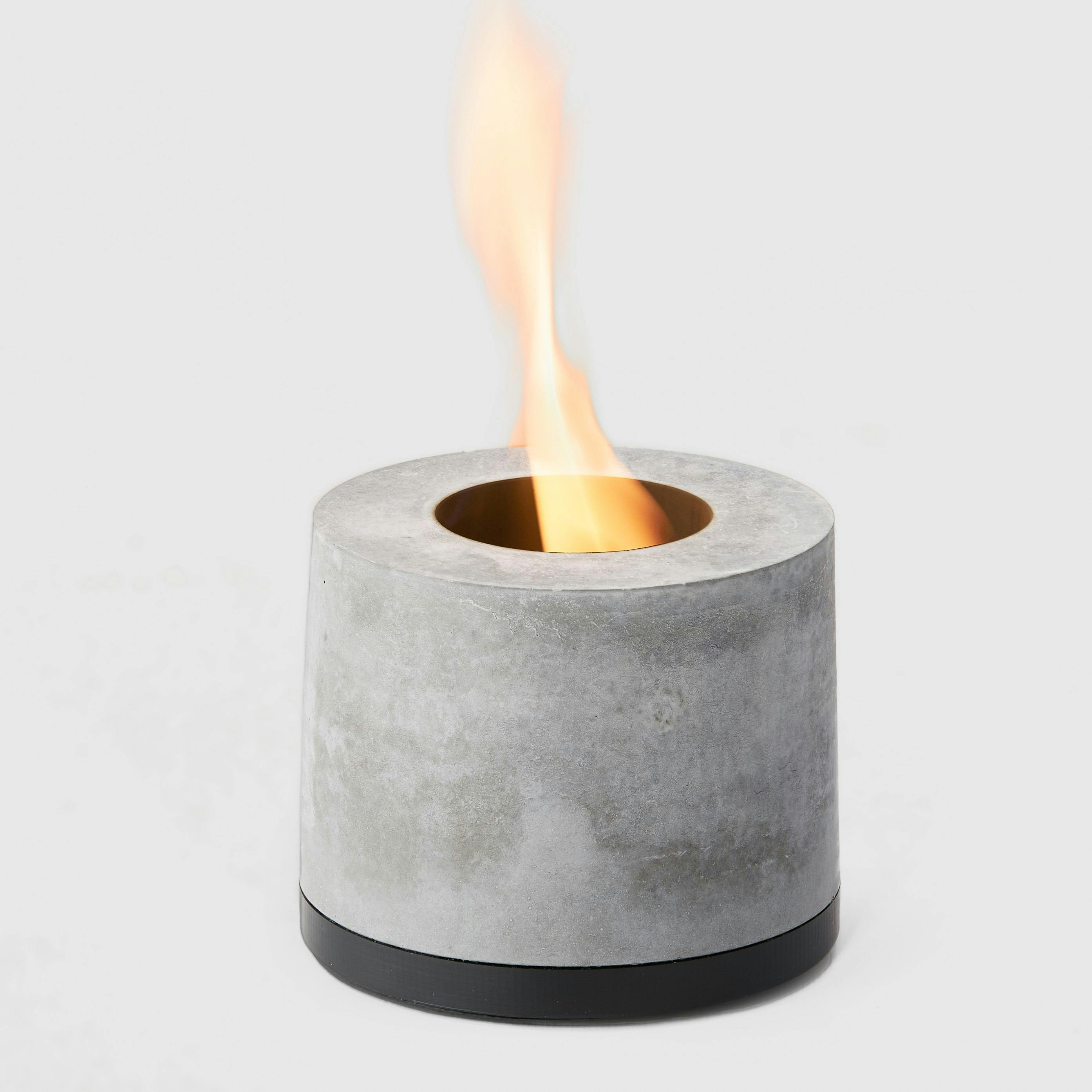 FLIKR Fire Personal Concrete Fireplace - Exclusive