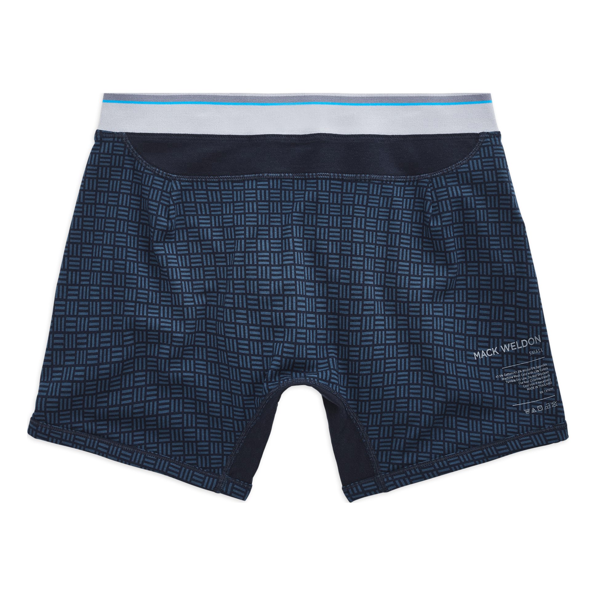 Mack Weldon 18-Hour Jersey Boxer Brief Total Eclipse Pavement