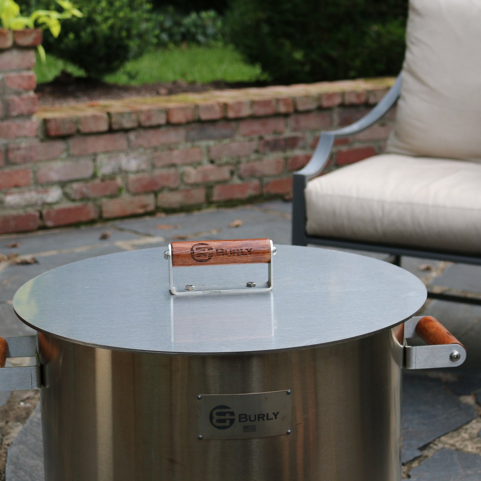 Burly Scout Snuffer Lid Matte Black Fire Pits Huckberry