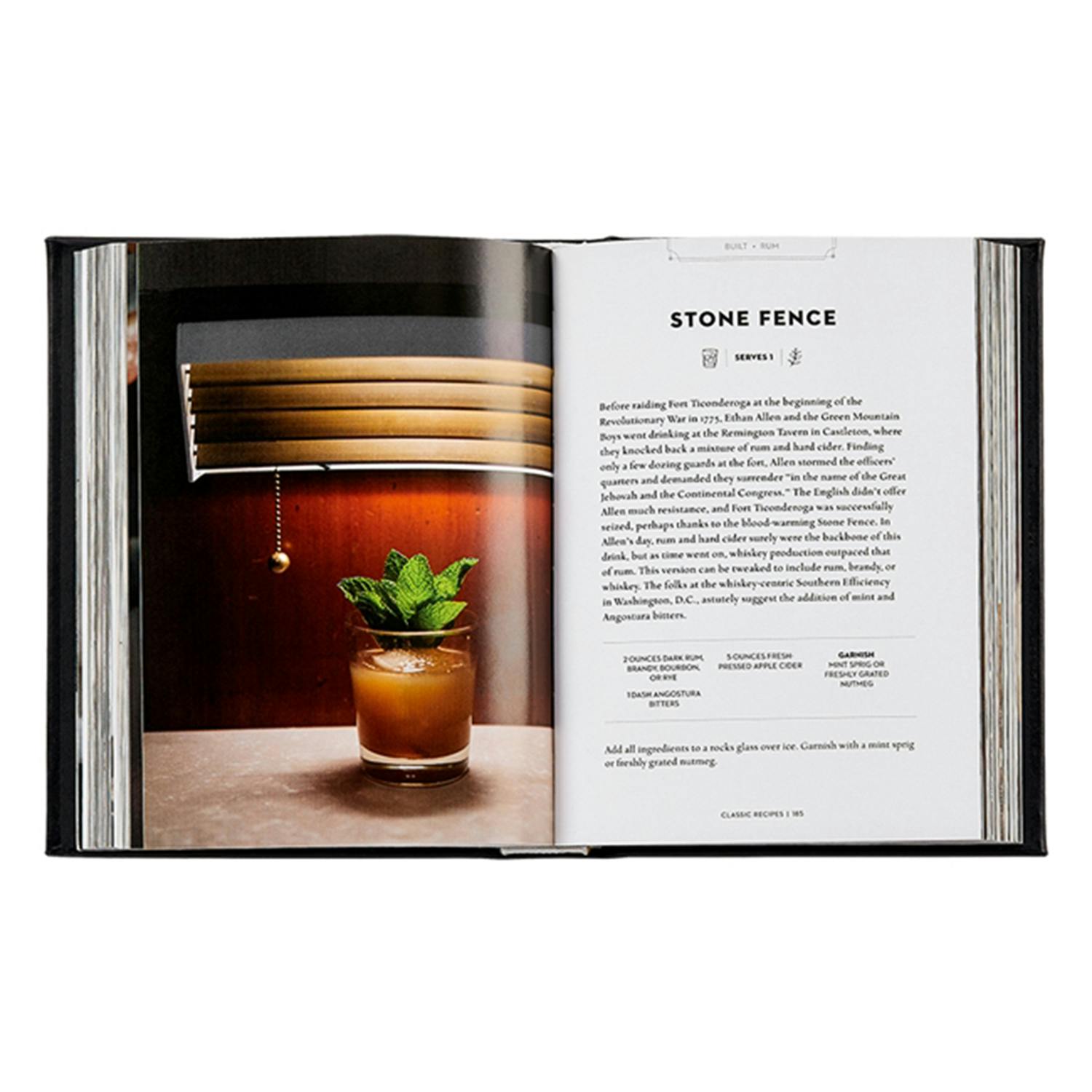 Graphic Image The Essential Cocktail Leather Book