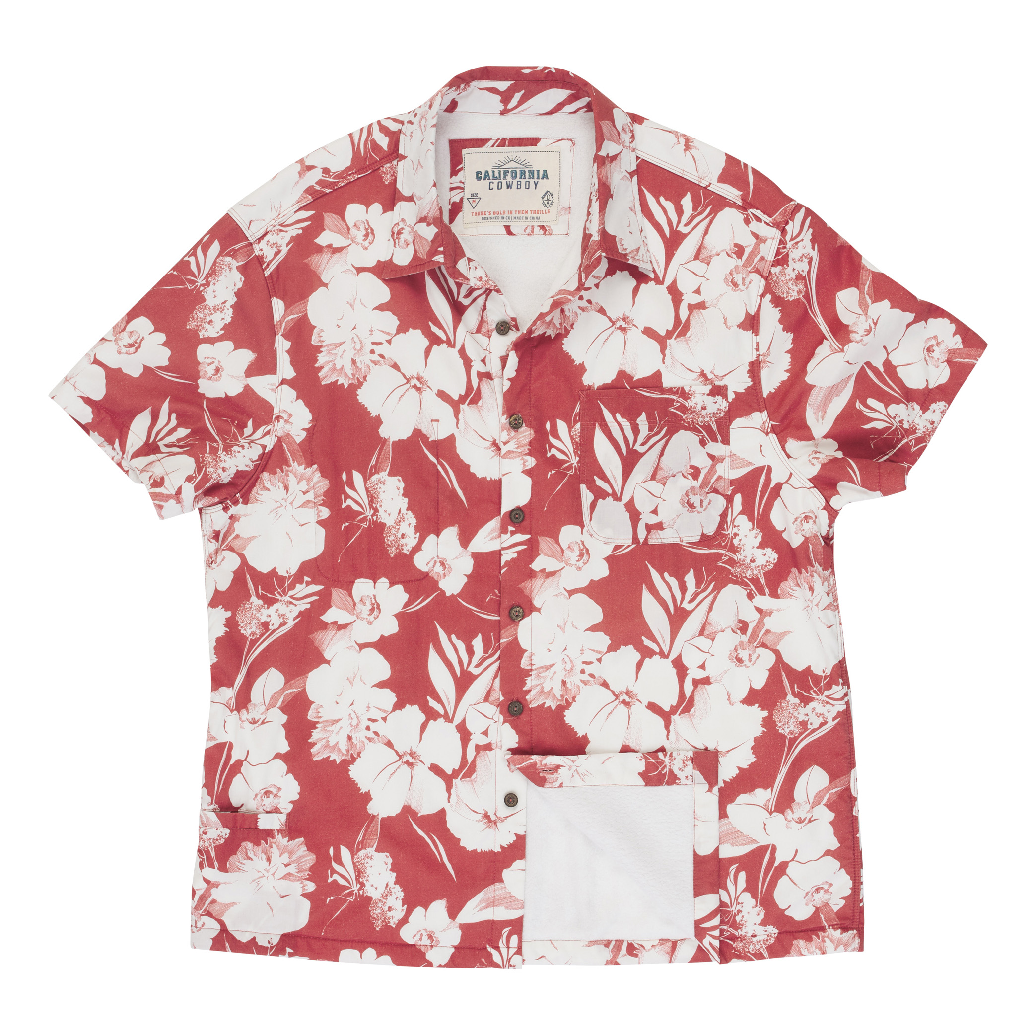 California Cowboy The High Water Botany Bay Tamarama Red Short