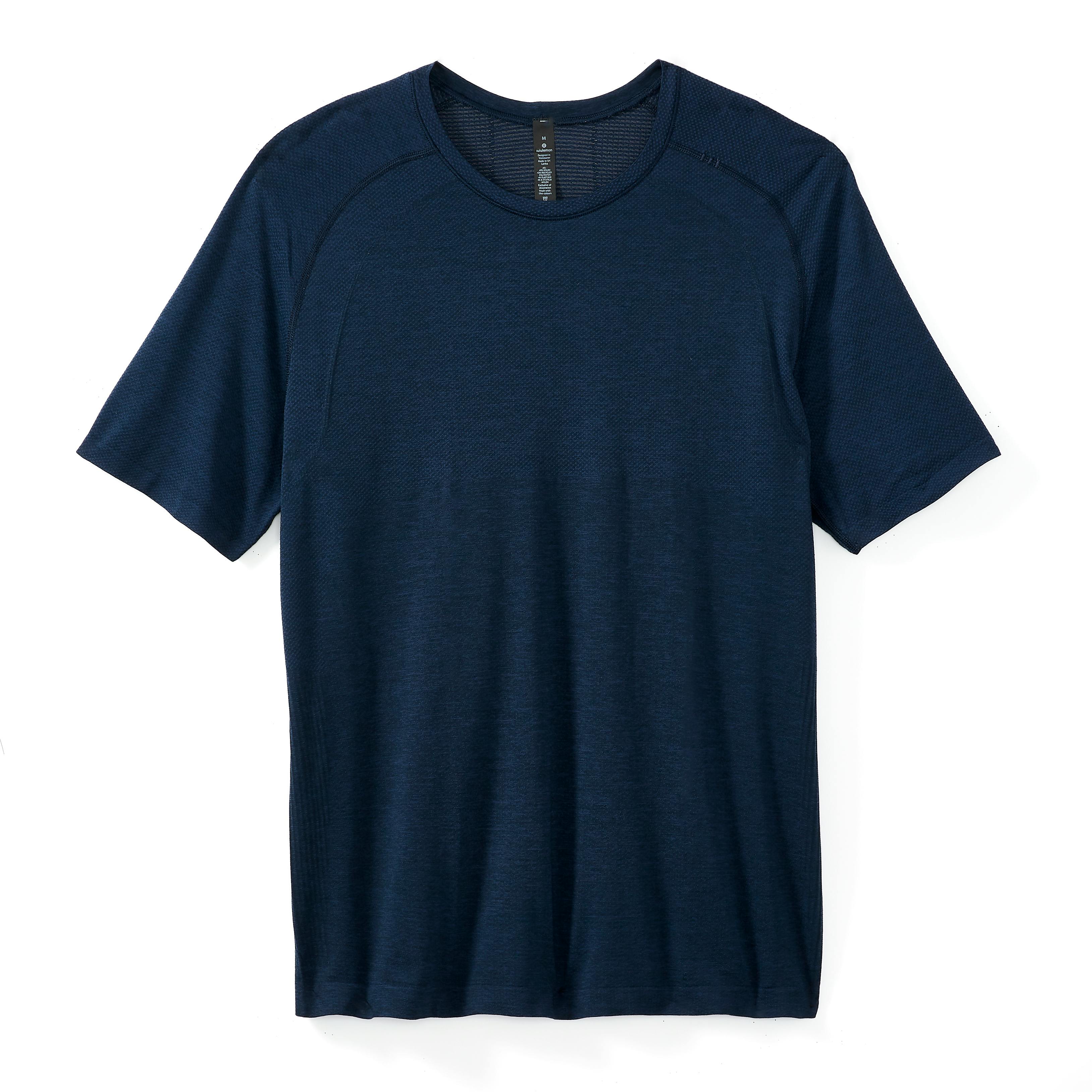lululemon University of Michigan Mineral Blue/True Navy Long Sleeve Metal  Vent Tech Updated Shirt