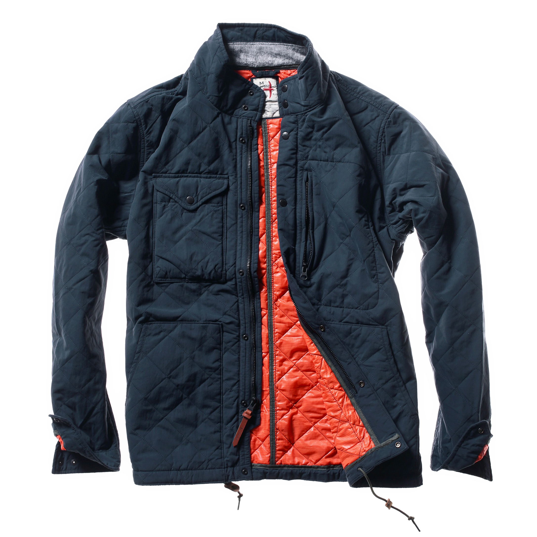 Relwen Quilted Tanker Jacket - Navy | Quilted Jackets | Huckberry