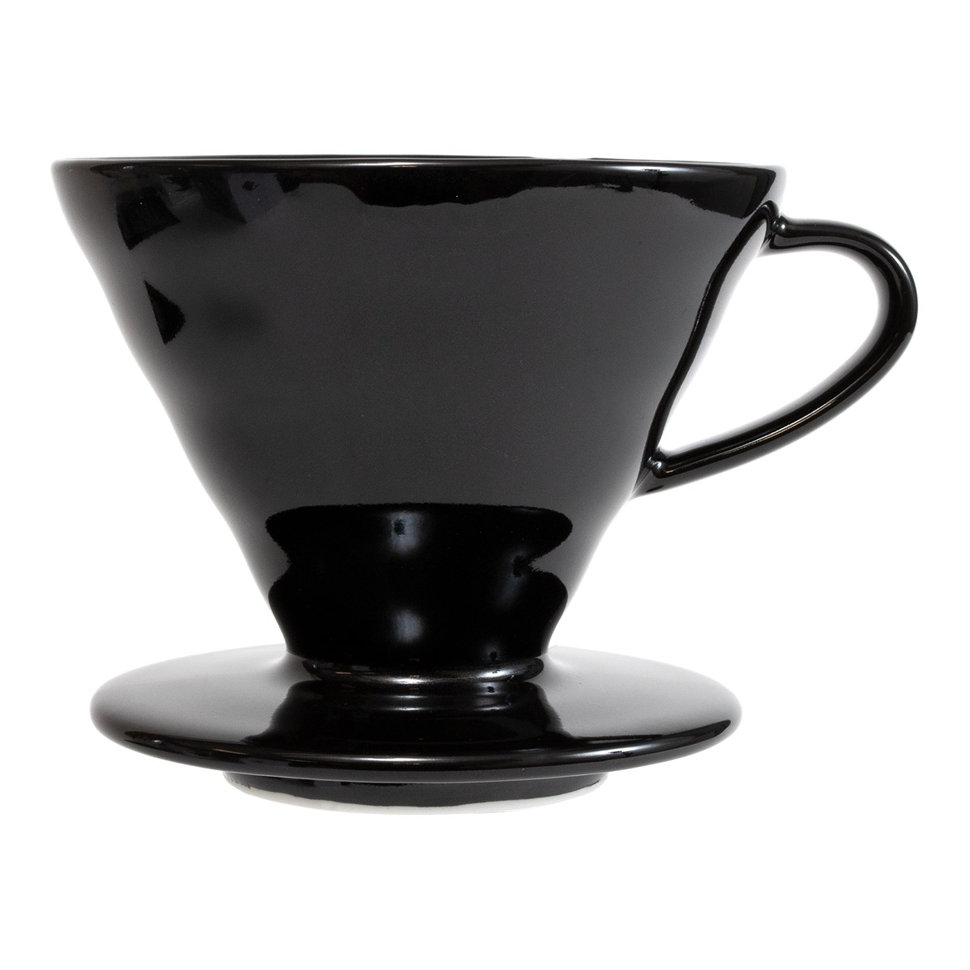 Hario V60 Ceramic Coffee Dripper Black Coffee Huckberry