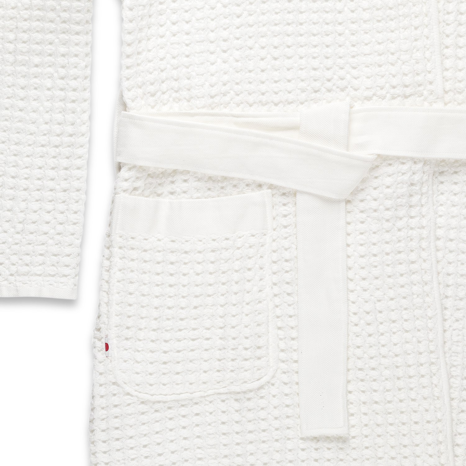 Onsen Hooded Waffle Robe White Bath Towels & Robes Huckberry