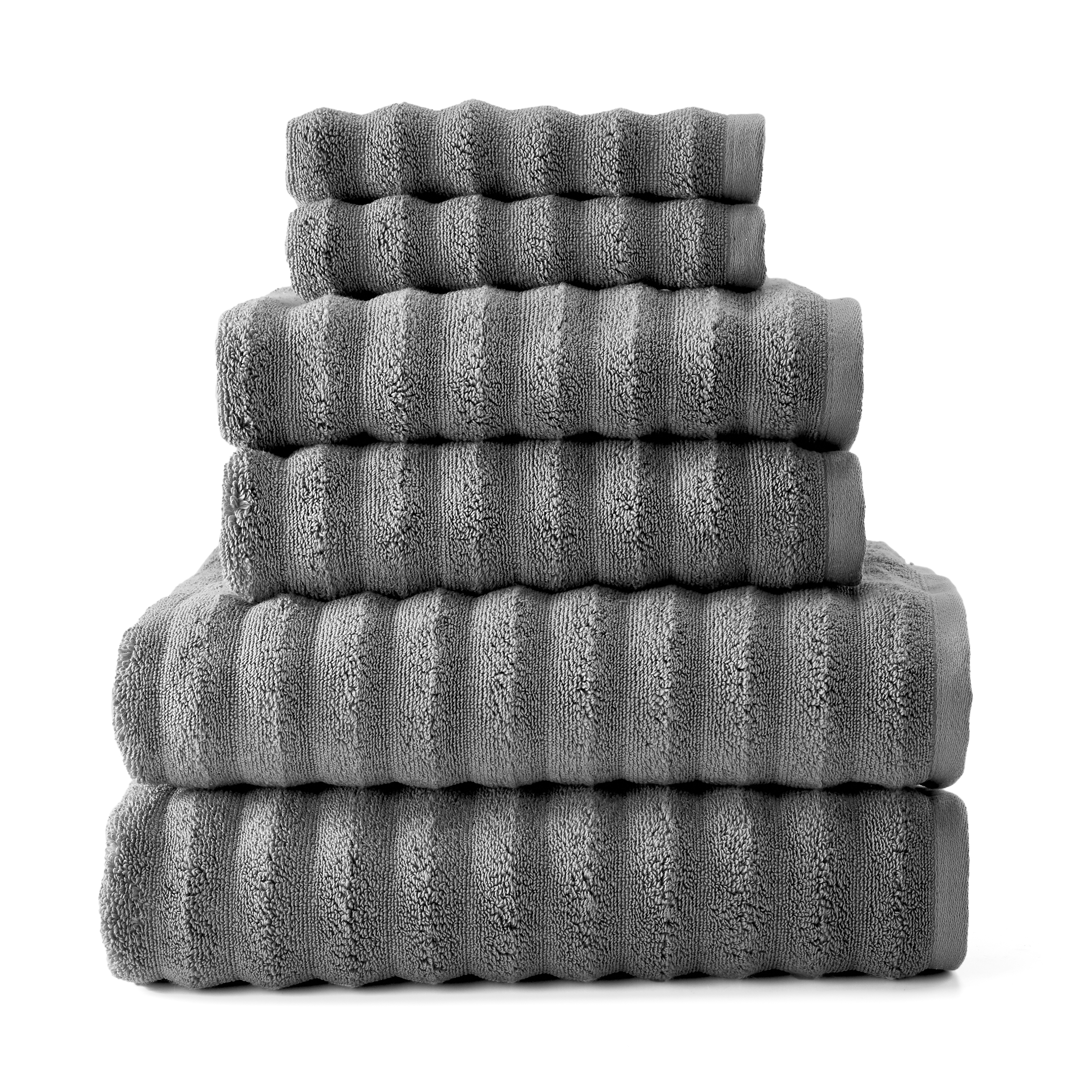 Nutrl Classic Bath Set Grey Bath Towels & Robes Huckberry