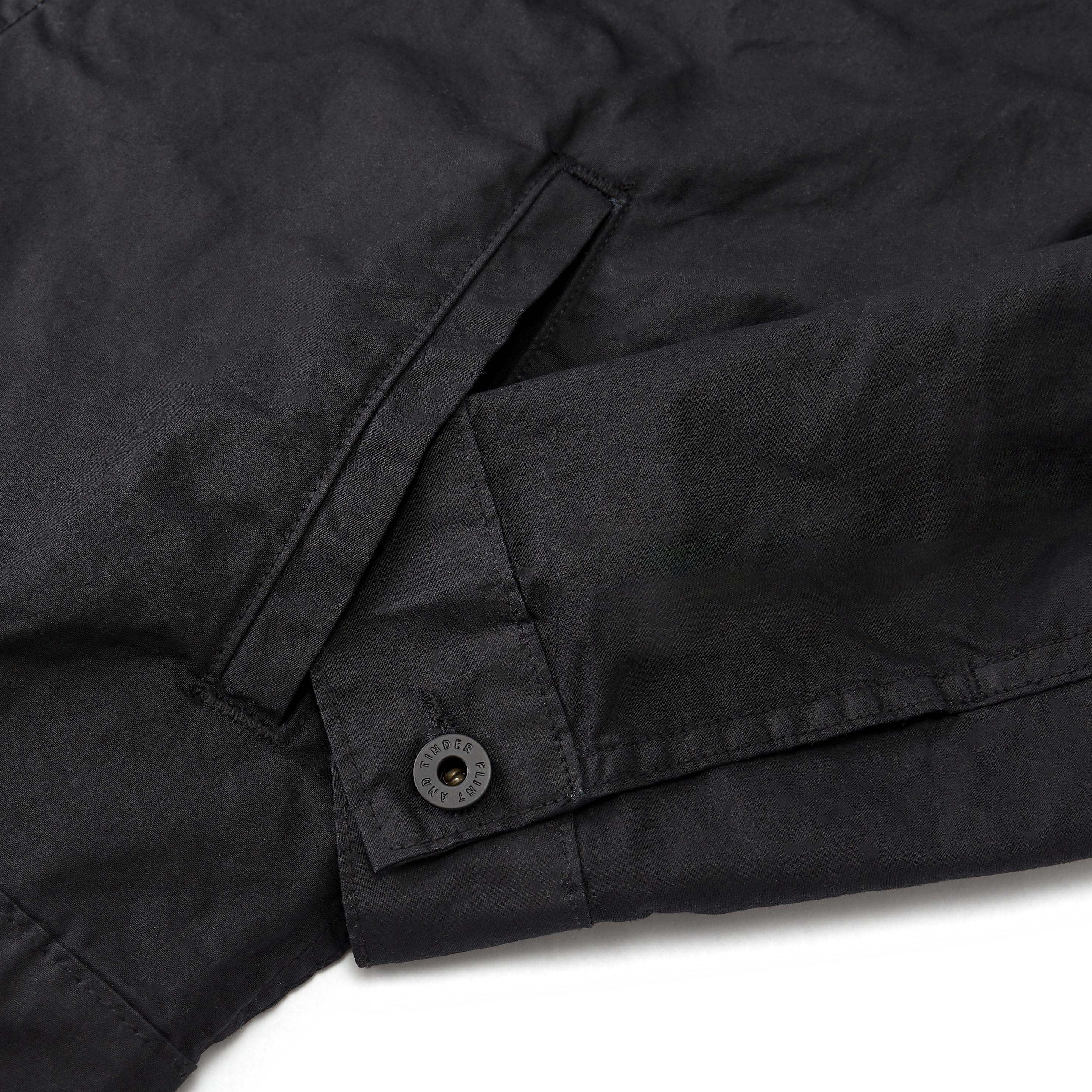Flint and Tinder Unlined Waxed Trucker Jacket Black Trucker Jackets Huckberry