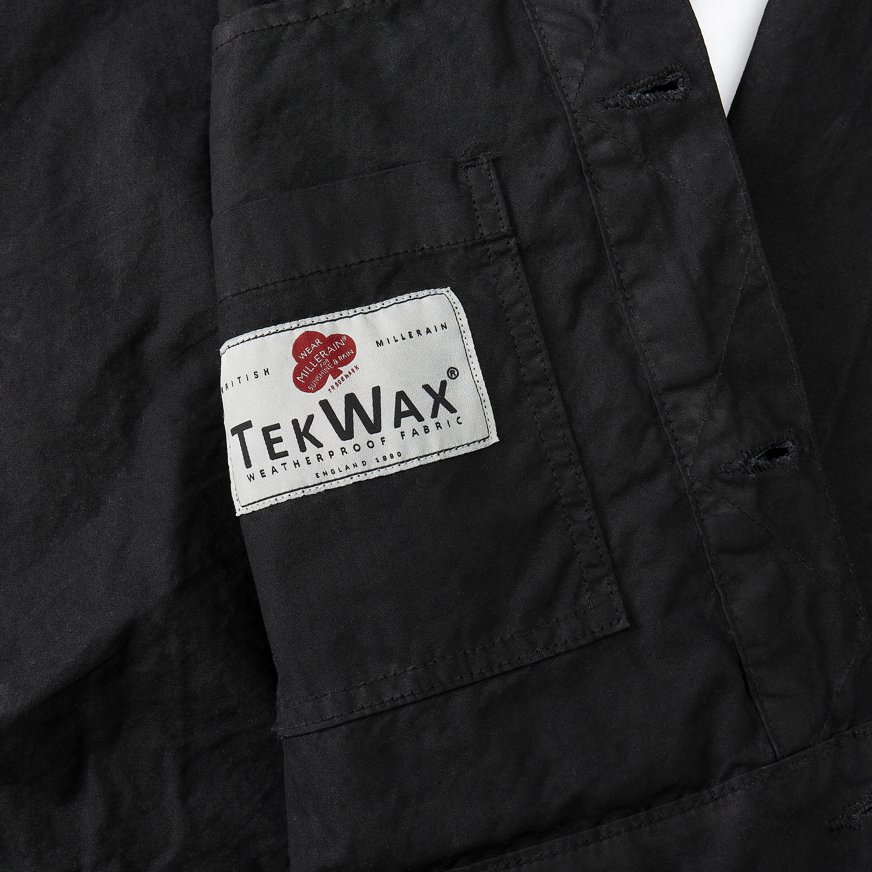 Flint and Tinder Unlined Waxed Trucker Jacket Black Trucker Jackets Huckberry