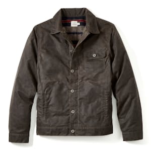 Wool-Lined Waxed Trucker Jacket