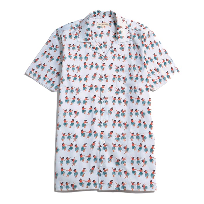 Far Afield Stachio Short Sleeve Shirt - Hula Dance | Short ...
