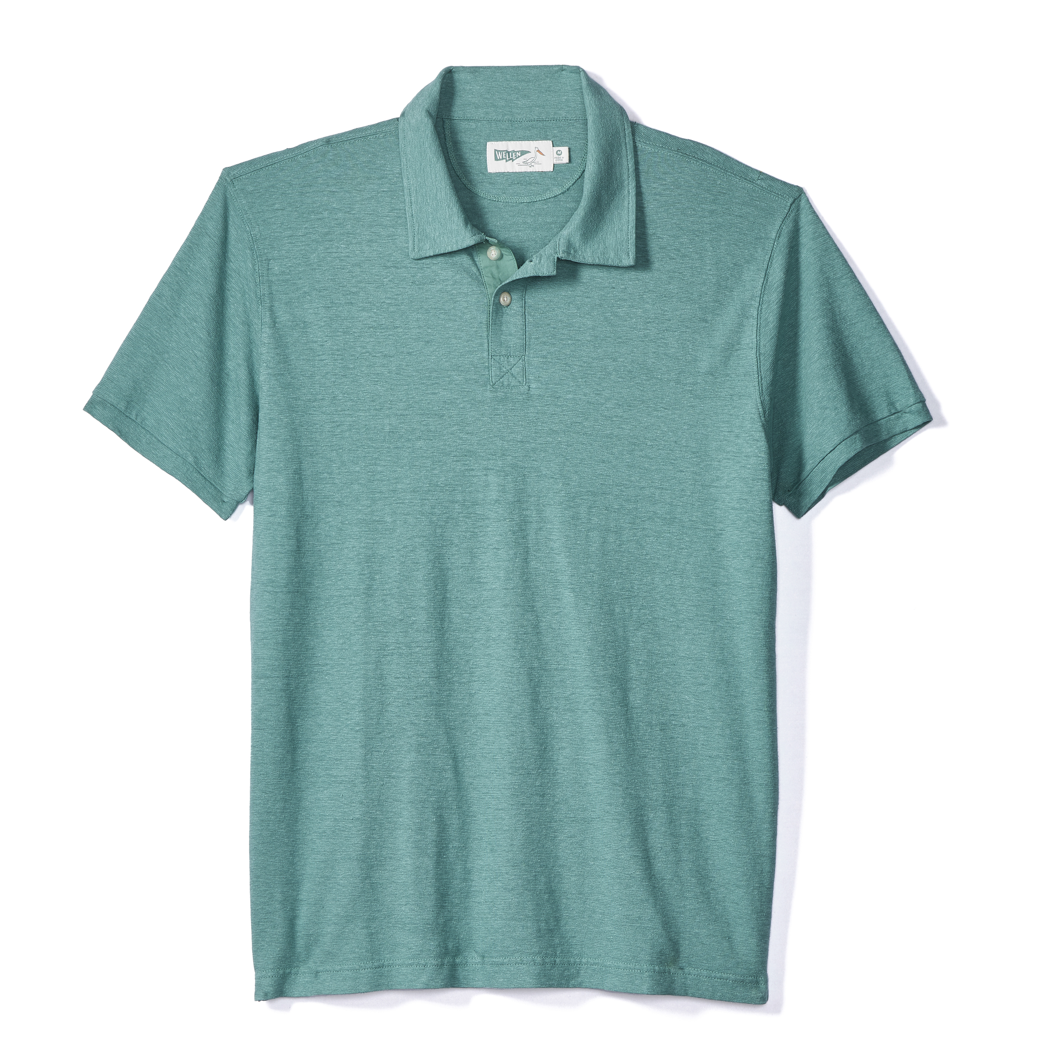 Wellen Hemp Polo Shirt - Seafoam Green | Polo Shirts | Huckberry Wellen Hemp Polo Shirt - Seafoam Green | Polo Shirts | Huckberry