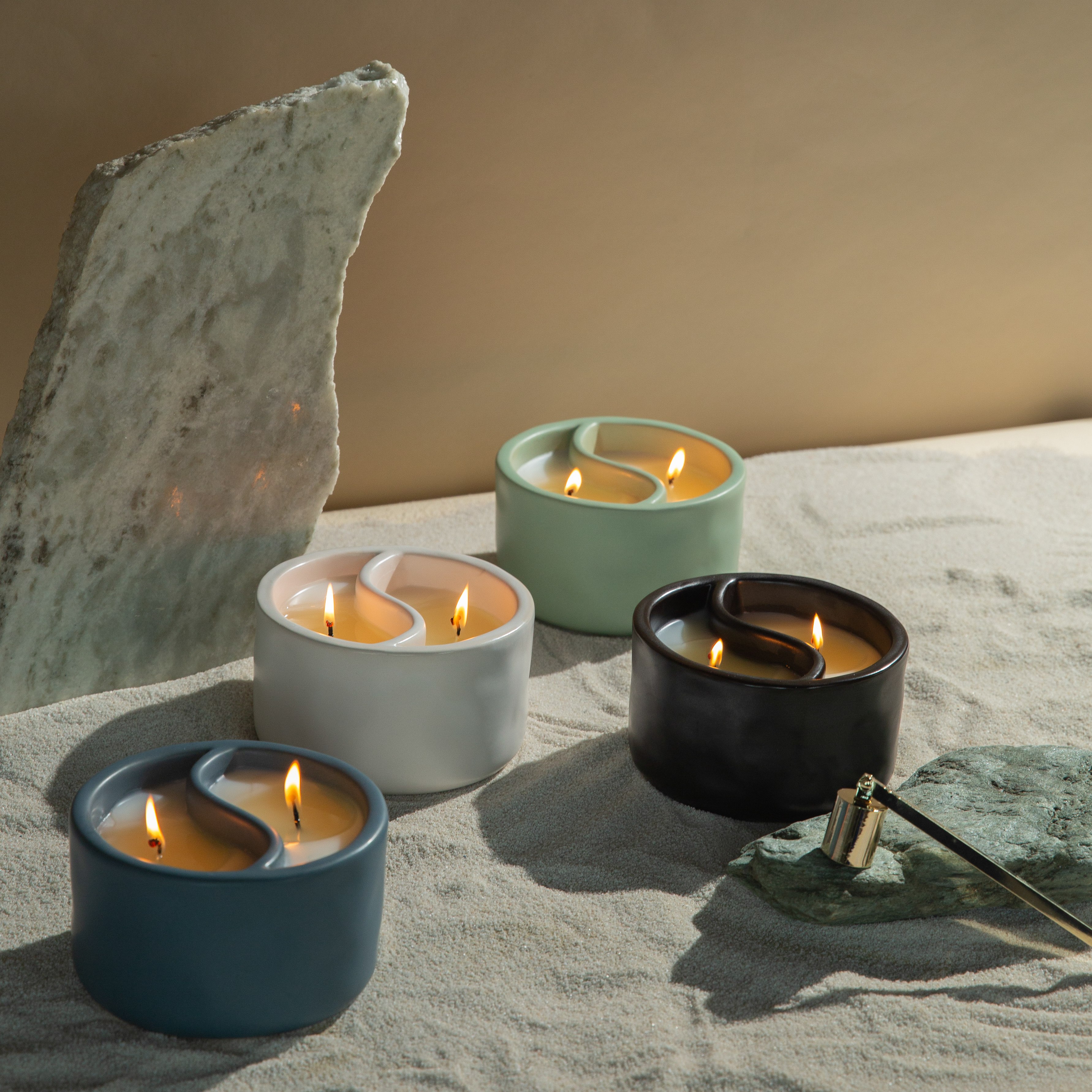 Dual Ceramic Candle - Thumbnail 3