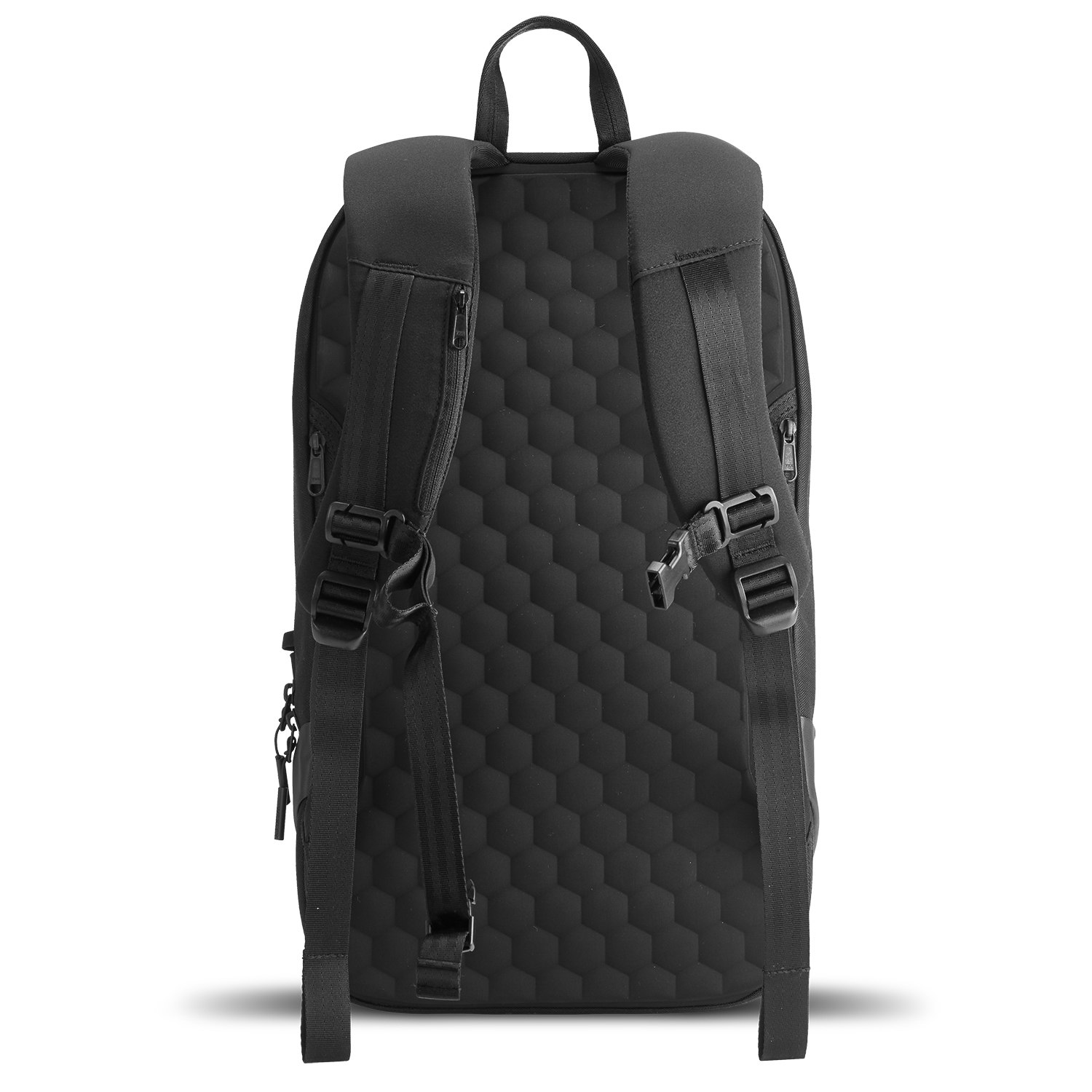 Wexley Stem Daypack - Coated Nylon - Black/Yellow | Sale | Huckberry