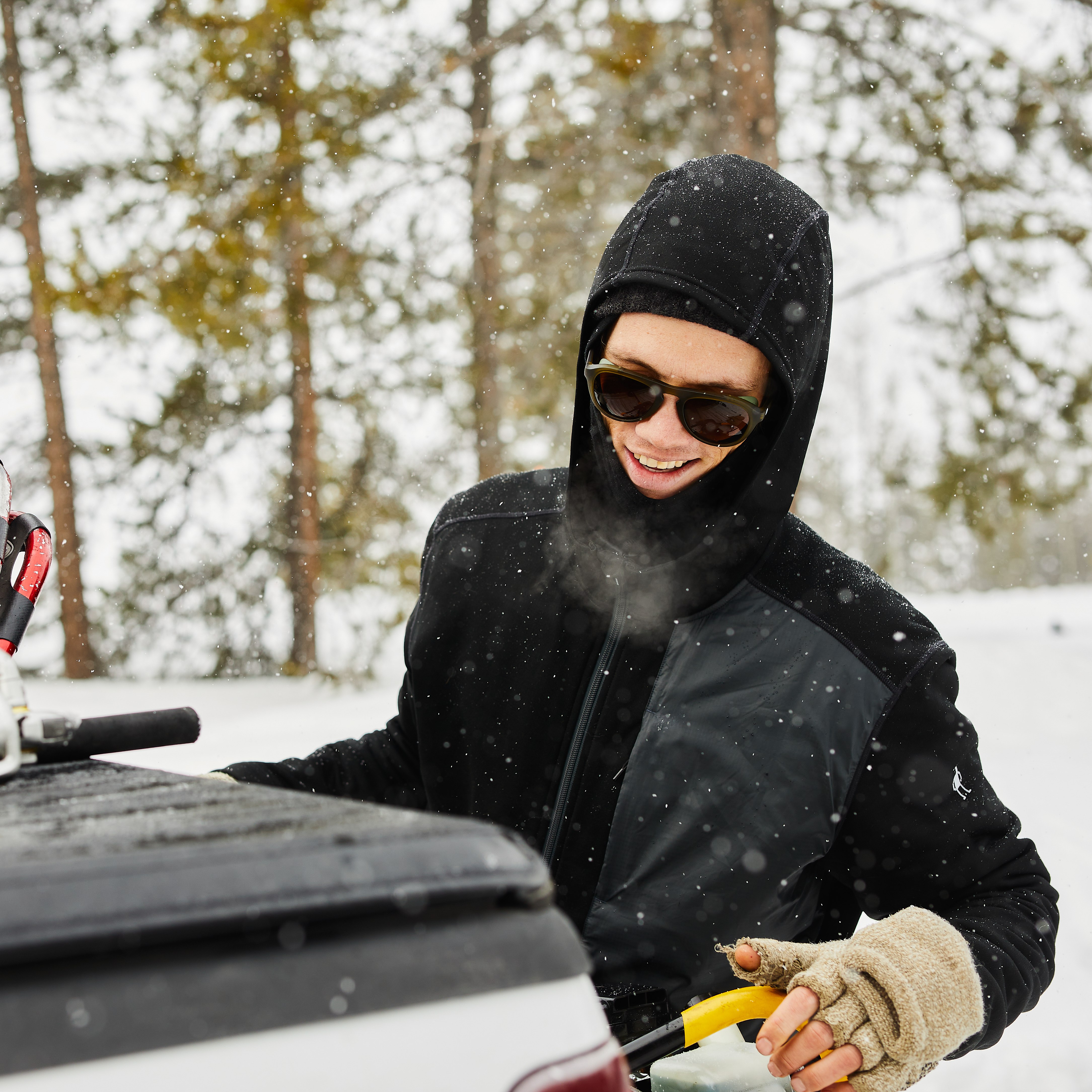 Sunski Treeline Glacier Goggles Exclusive Olive Amber Eyewear