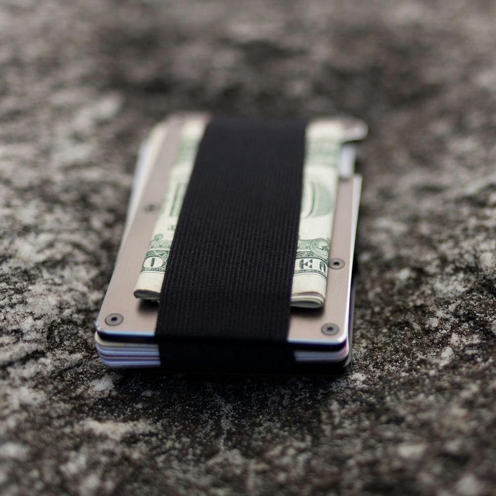 The Ridge Aluminum Wallet + Cash Plate