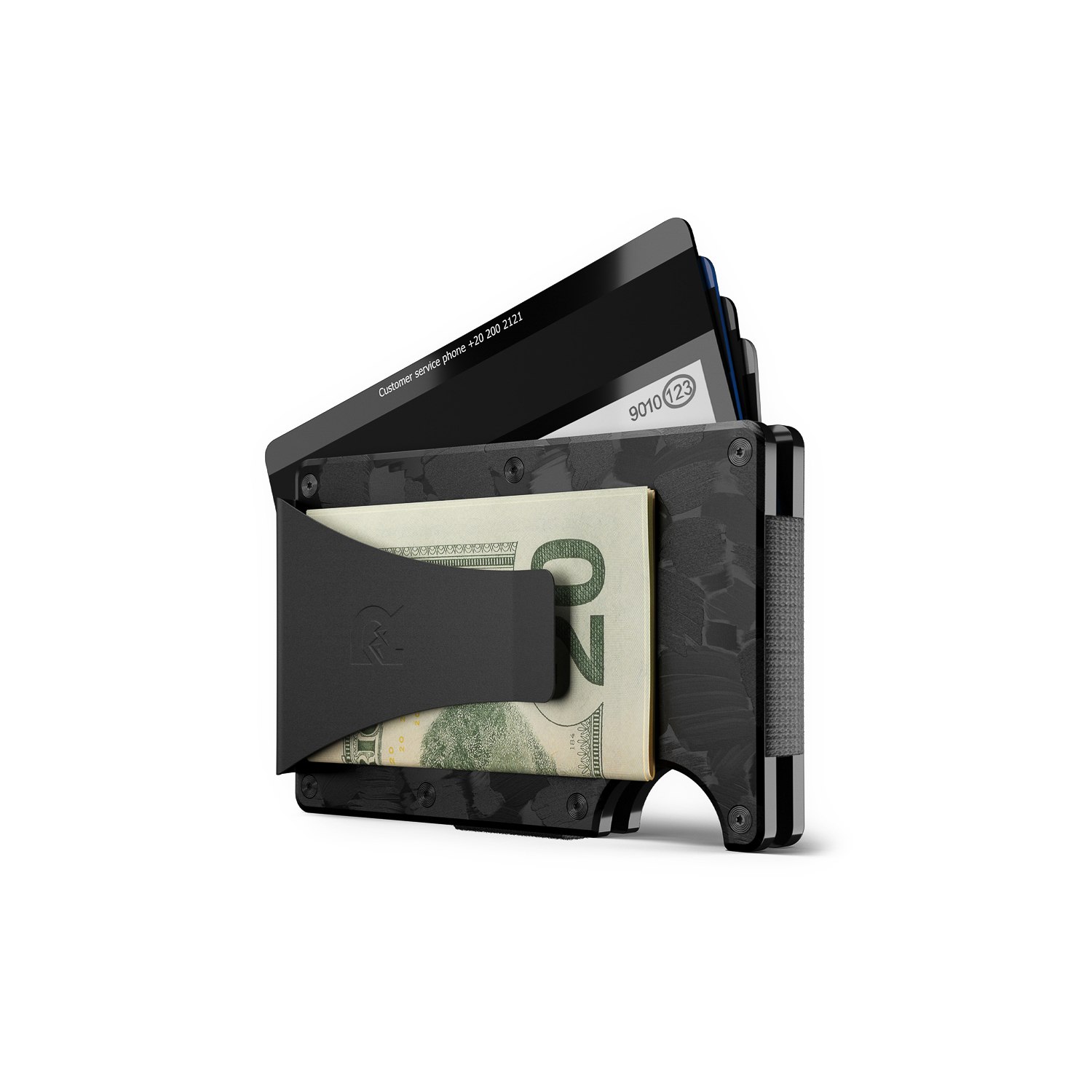 小物 The Ridge Forged Carbon Money Clip Money Clip Aluminum Wallet in Forged Carbon