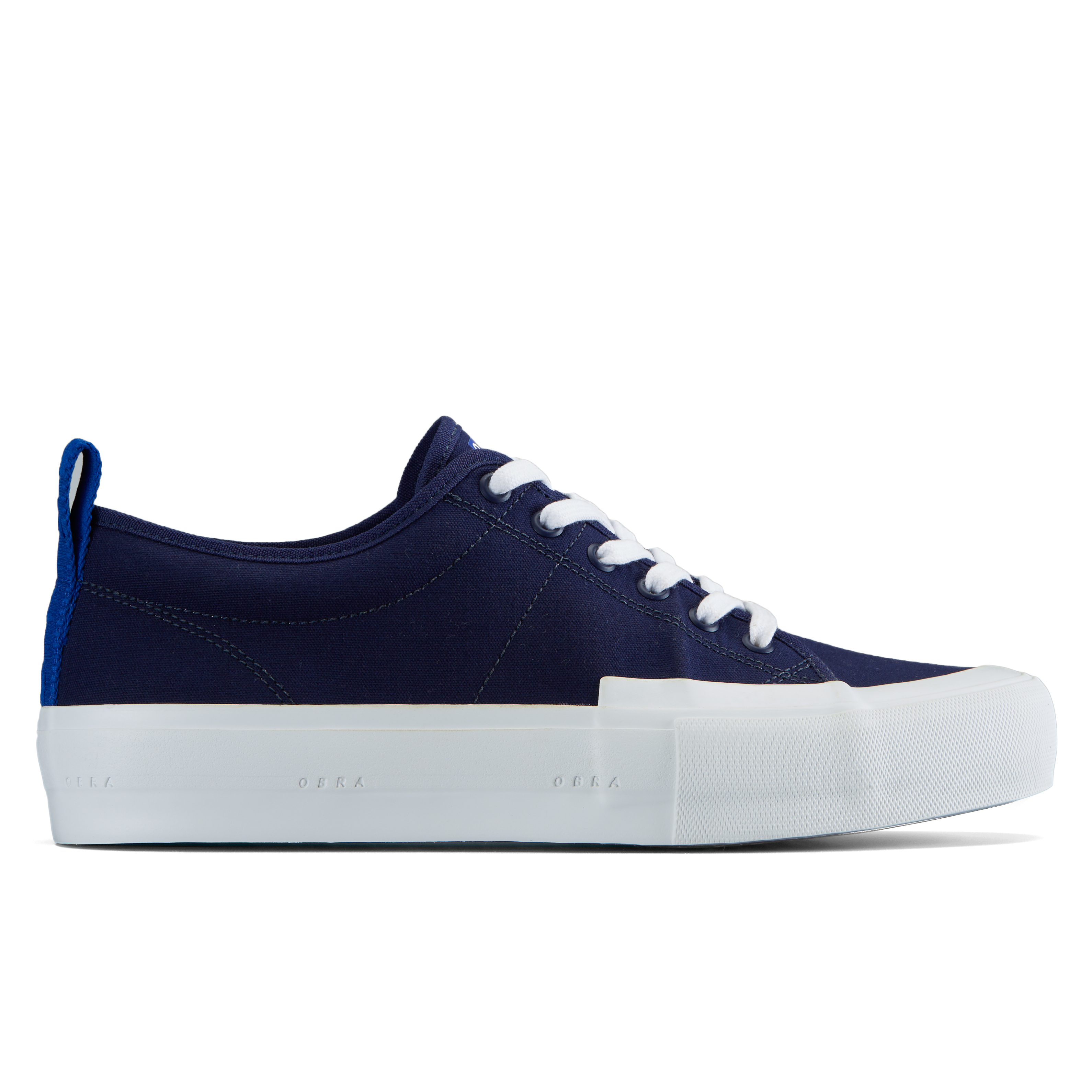 OBRA 240 Canvas Low Wrap Toe Sneaker - Navy | Casual