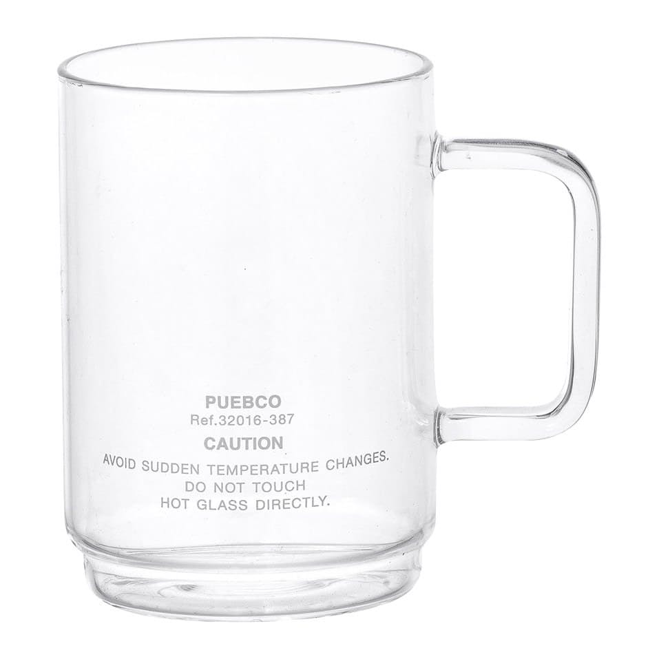 Puebco Shallow Stacking Glass Mug