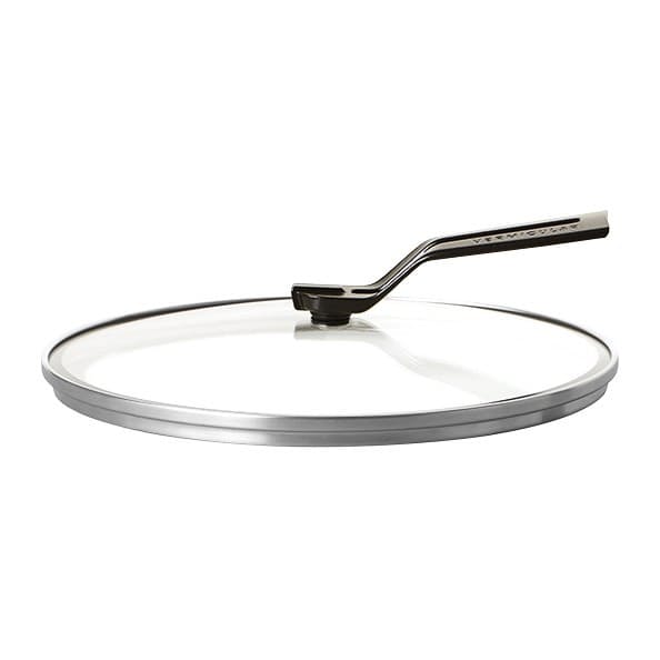 Vermicular Cast Iron Deep Frying Pan with Lid - 9.4"