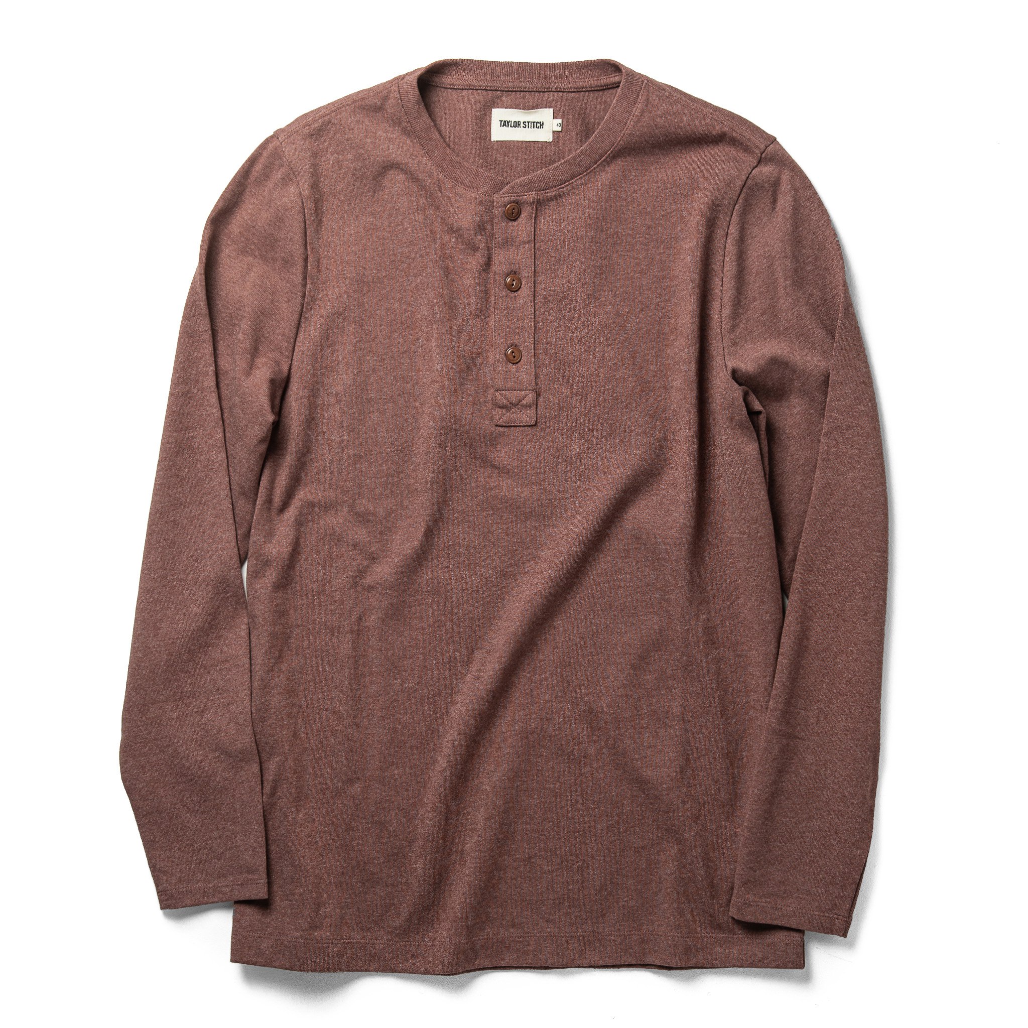 Taylor Stitch The Heavy Bag Henley Burgundy Henleys Huckberry