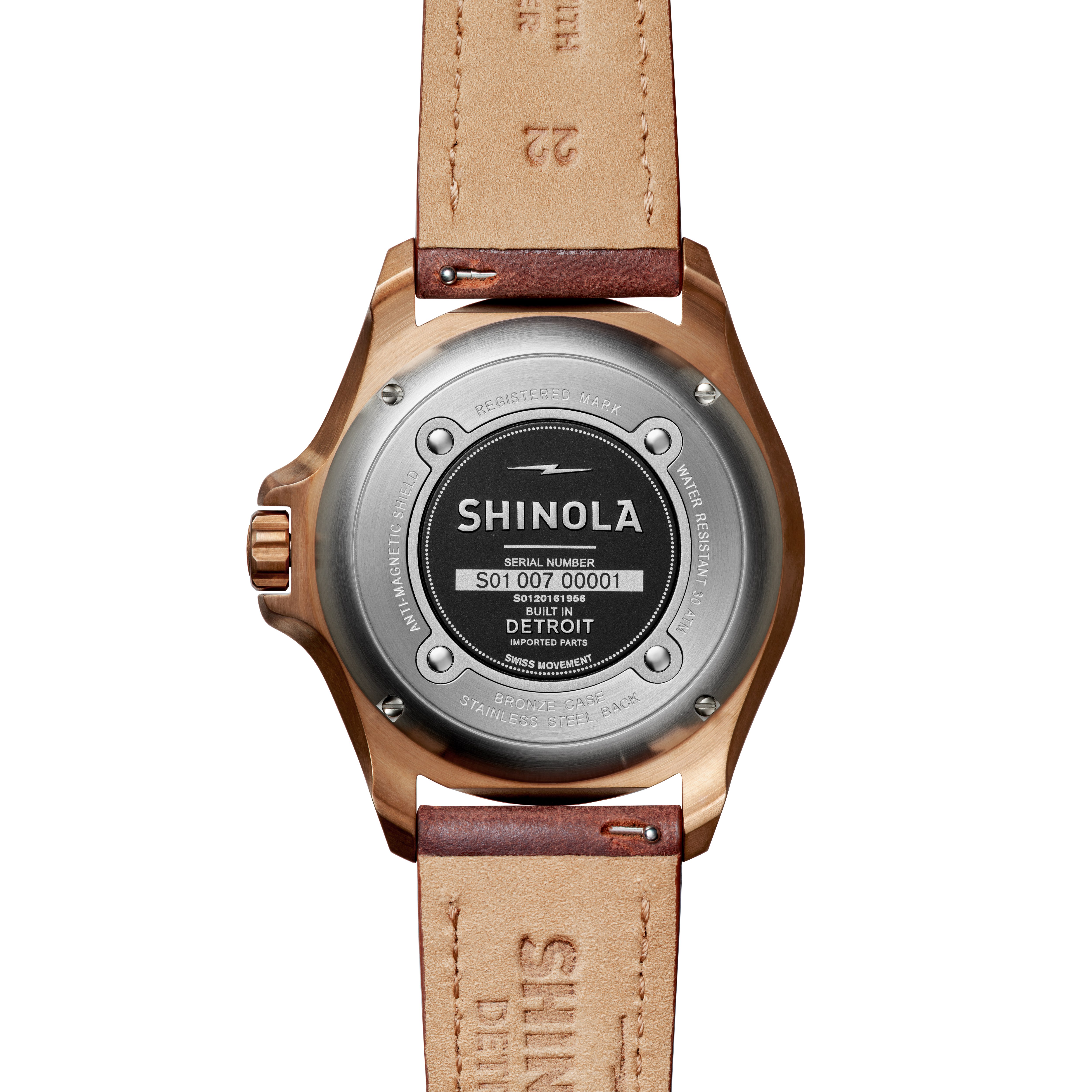 Shinola The Monster Automatic Watch - Bronze | Dive Watches