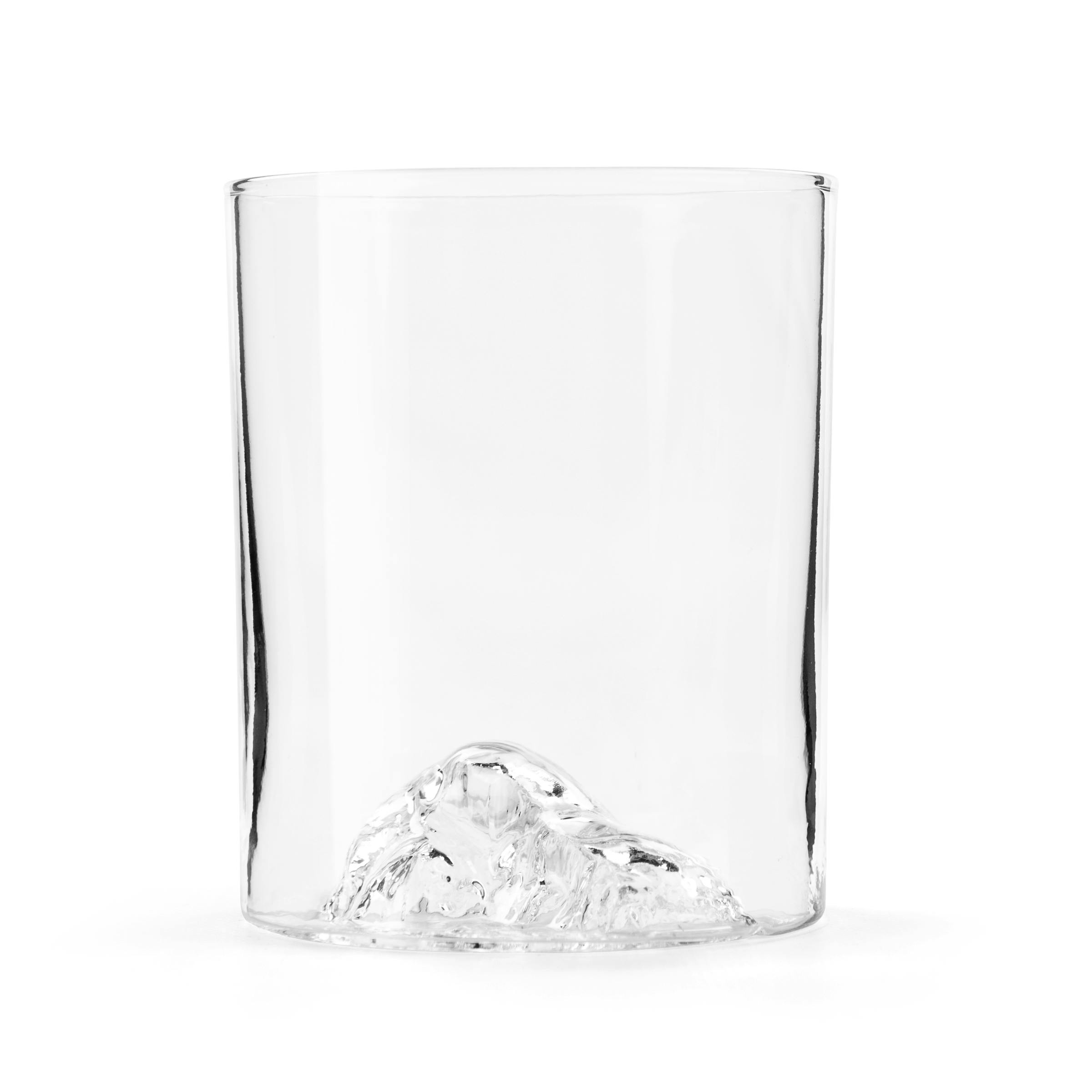 The Maroon Bells Tumbler | Handblown Mountain Whiskey Glass Made in USA